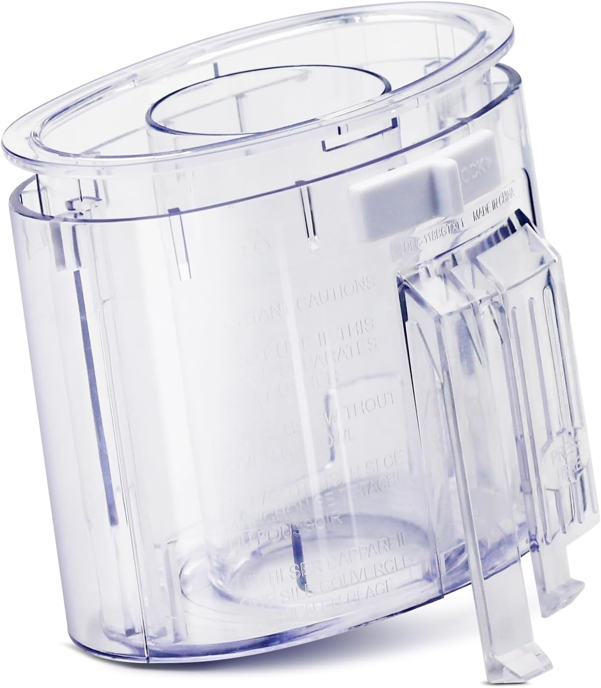 Pusher for Cuisinart 7-cup DLC-118BGTXT1 4 Locking Tabs DLC-117BGTXT-1