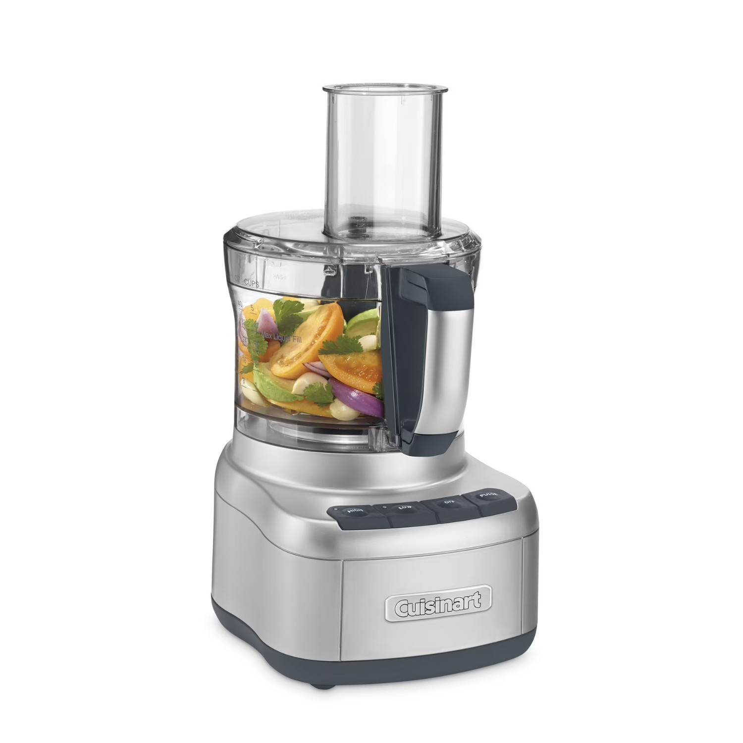 Cuisinart Elemental 8-Cup Food Processor Silver Kitchen Vegetable Chopper