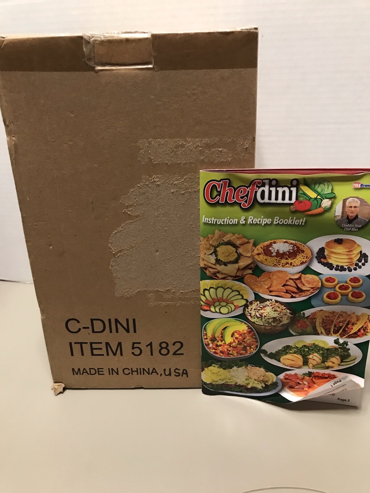 Chef Dini Manual Food Processor “As Seen On TV” 2011 (New in Open Box)