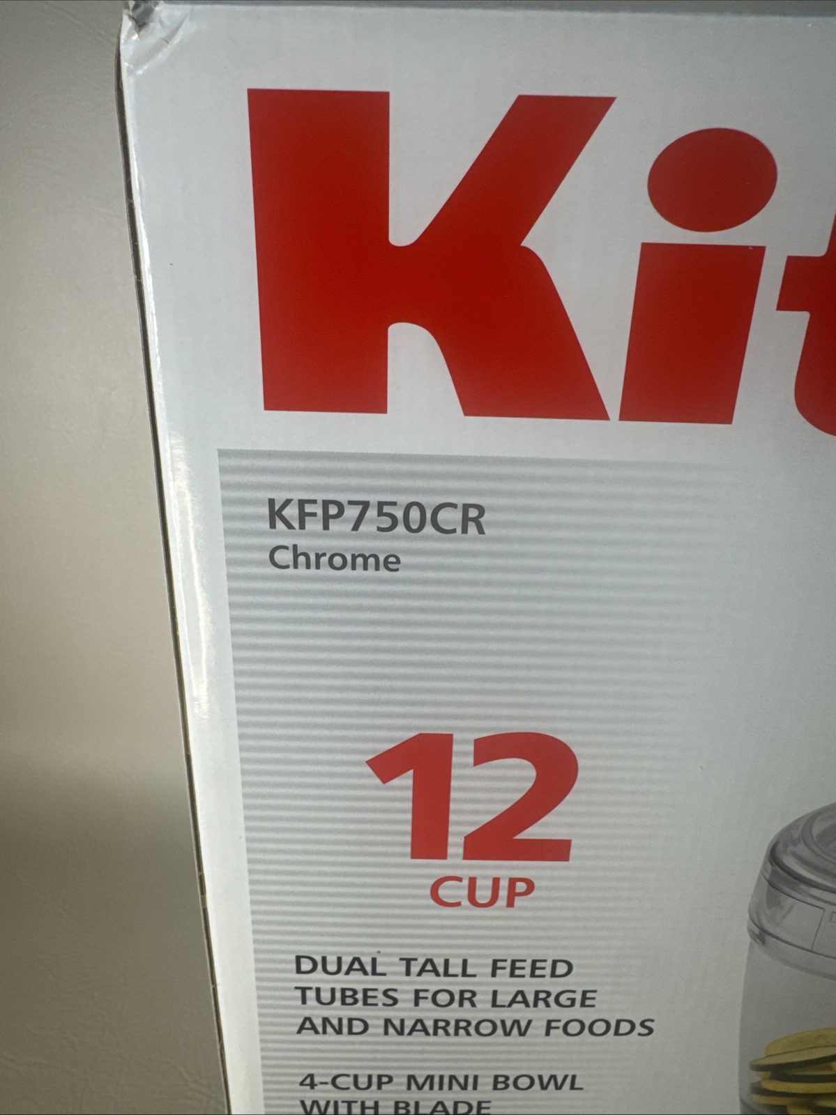 KitchenAid Food Processor KFP750CR Chrome