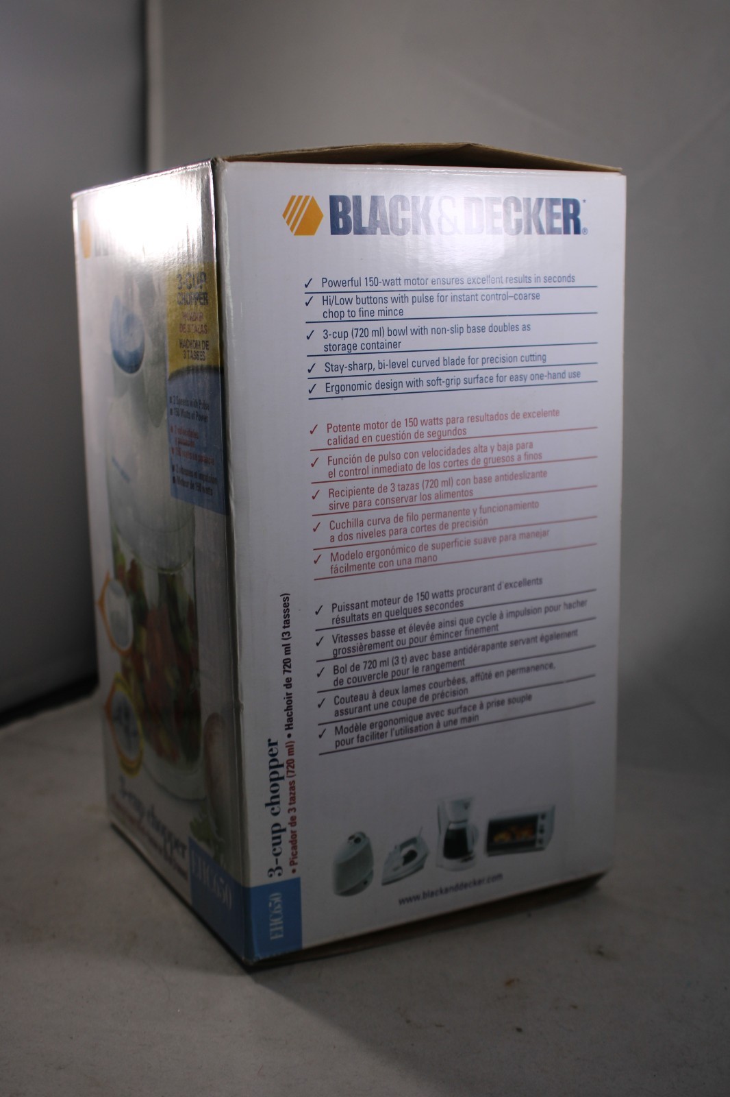 Black & Decker Ergo 3 Cup Deluxe Chopper Model #EHC650