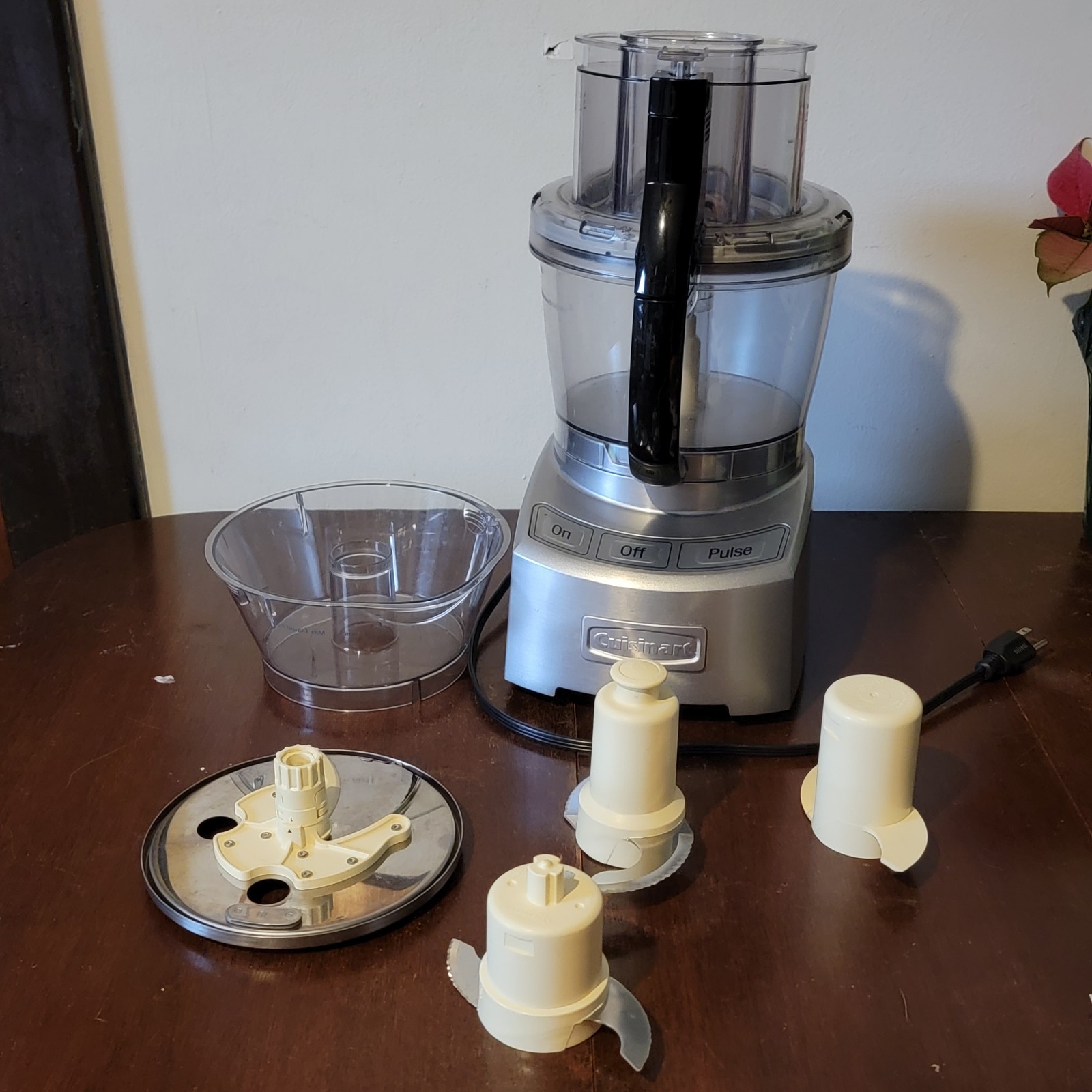 Cuisinart FP-12DC Elite Collection 12-Cup Food Processor Clean TESTED – Works
