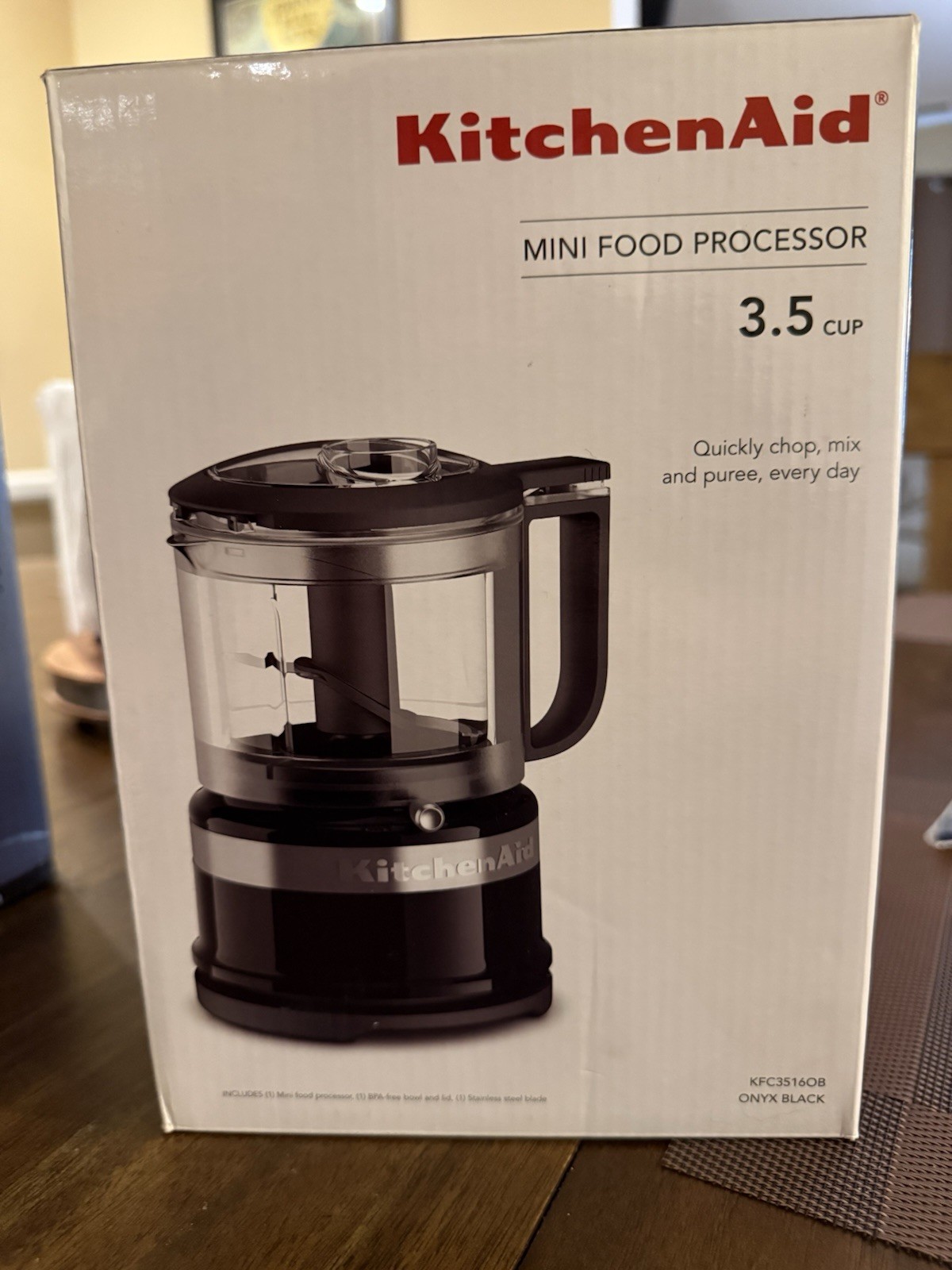 KitchenAid Mini Food Processor 3.5 Cup, Brand new In Box, Never Used