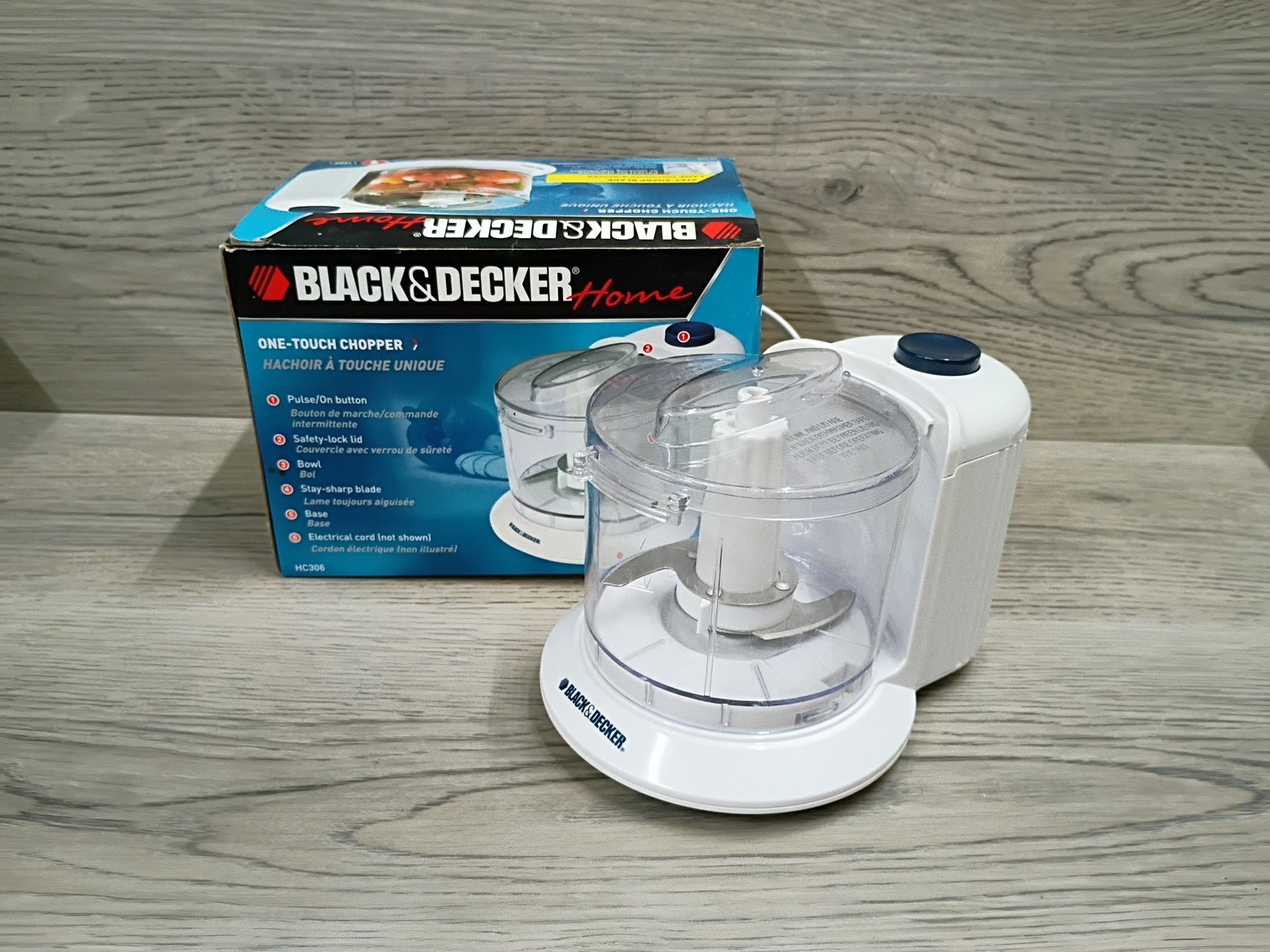 Black & Decker Home 1 1/2 Cup One Touch Electric Chopper HC306