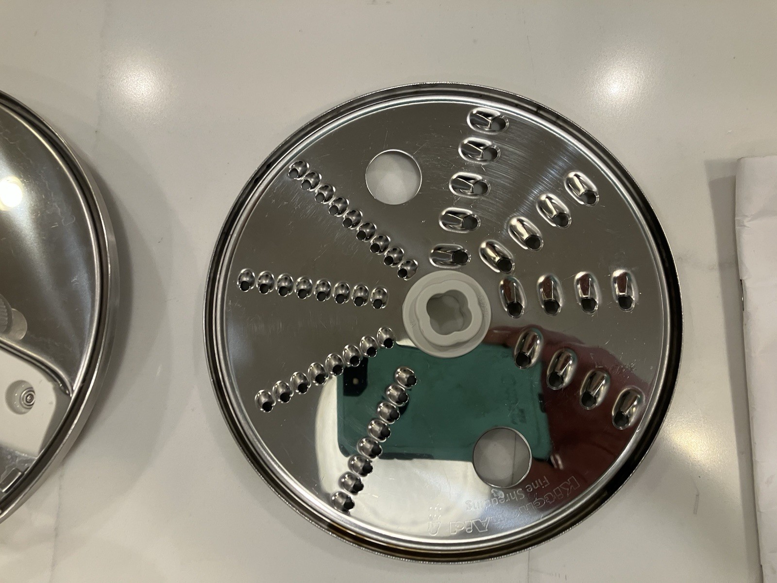 KitchenAid KFP0711CU0 7 Cup S Blade Slice Shred Disc Set w/ Adapter OEM Nice