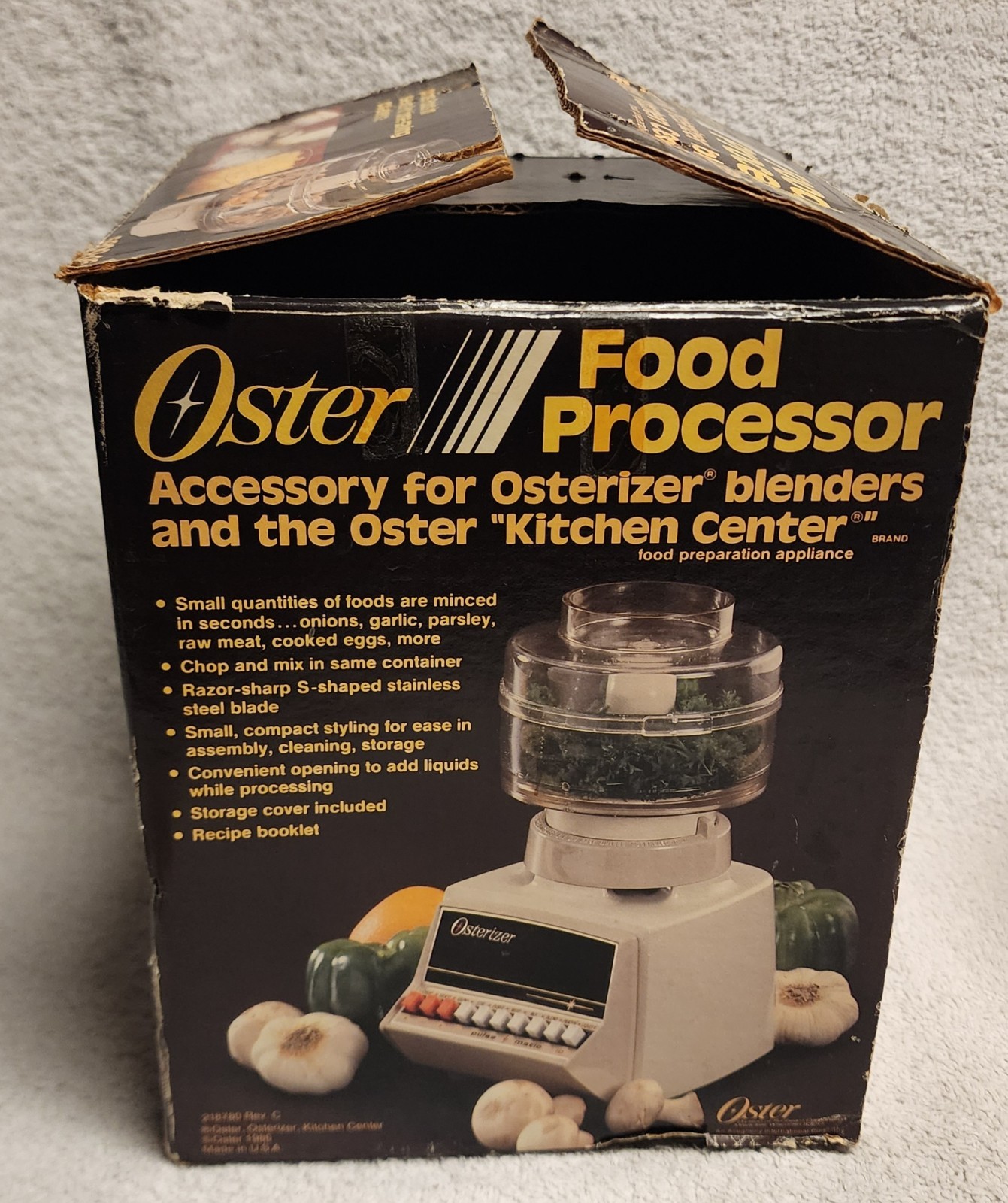 Vintage Oster Food Processor Accessory for Oster Blender Model 5900-06 w Box