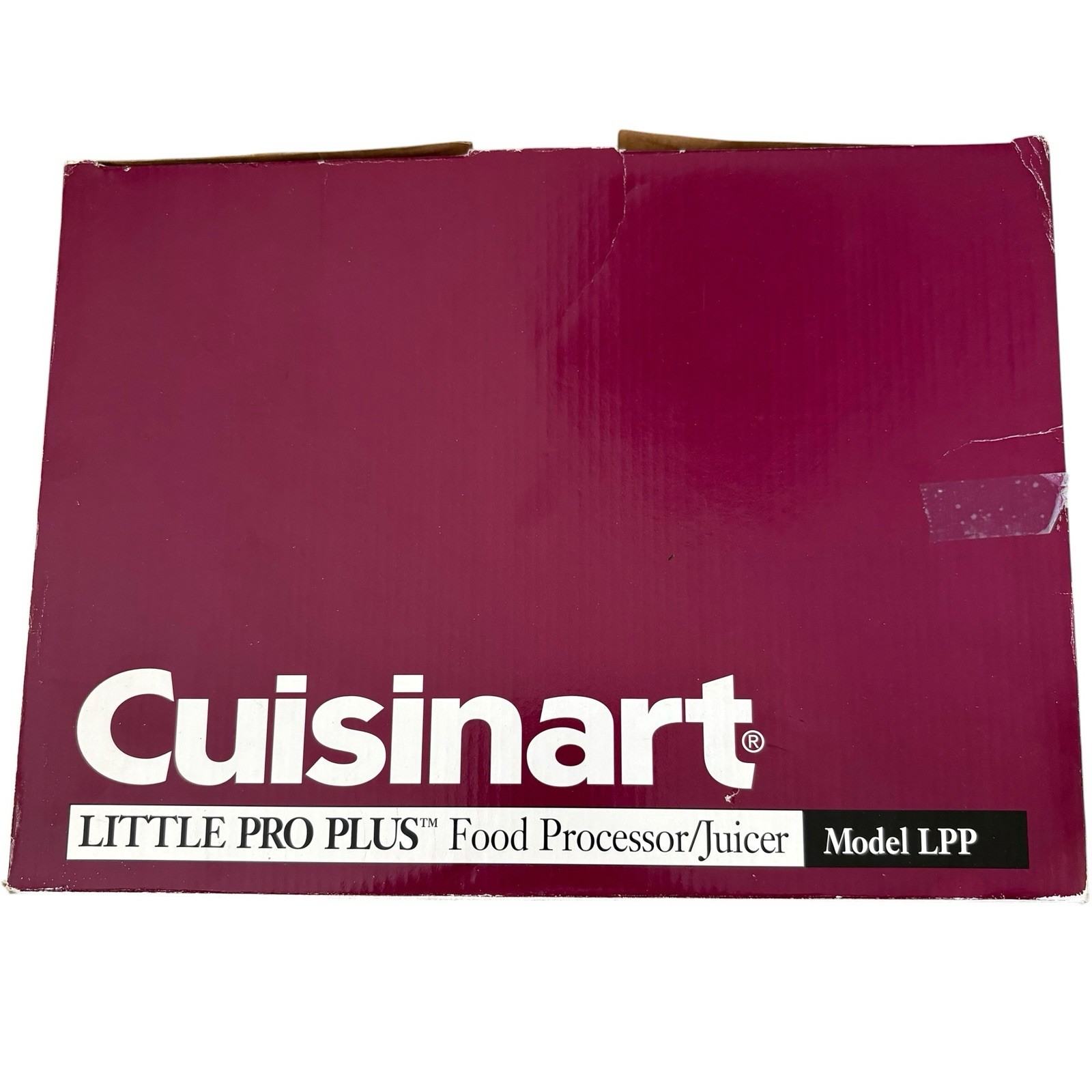 RARE 1997 NIB Cuisinart Little Pro Plus Food Processor / Juicer LPP 3-Cup White