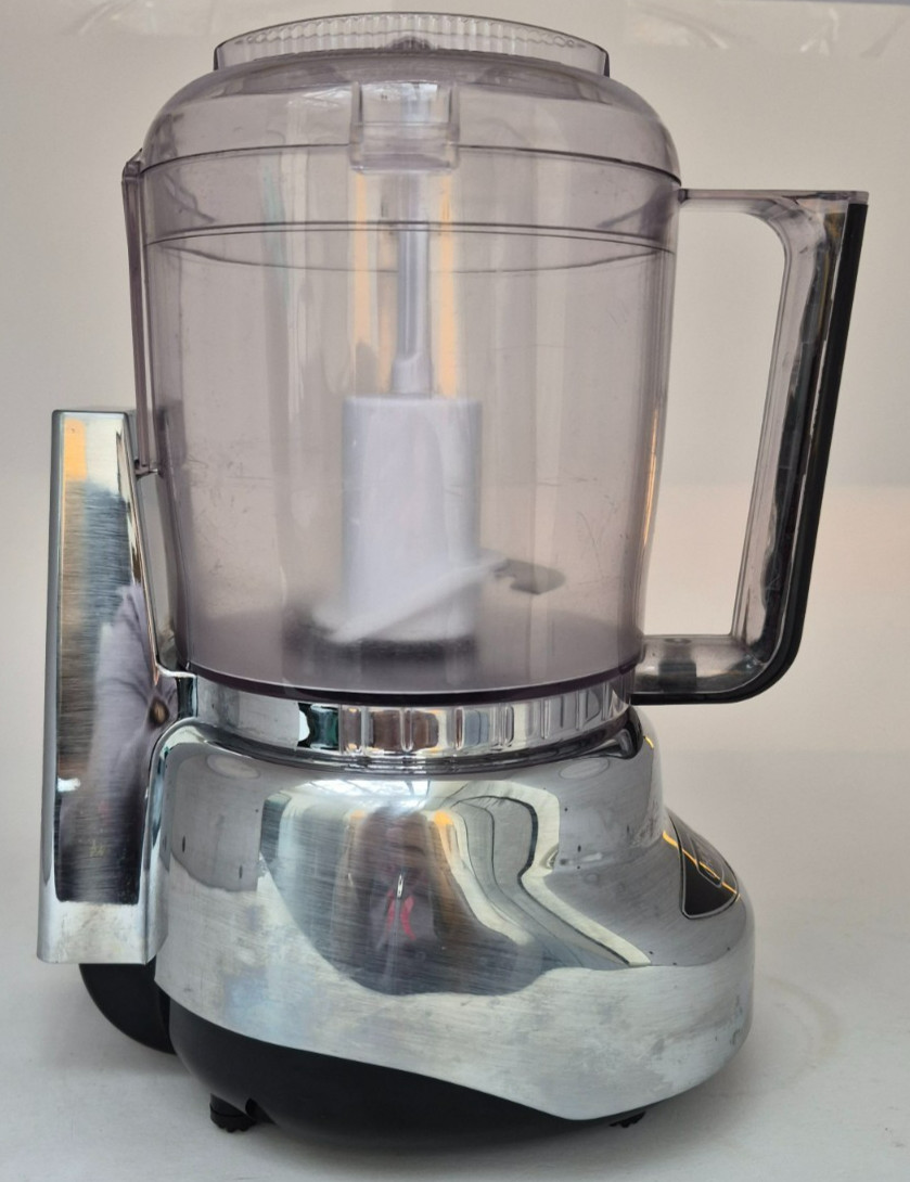Cuisinart Cast Metal Mini-Prep Plus DLC-3 Processor Chrome Chop Grind Metal Body