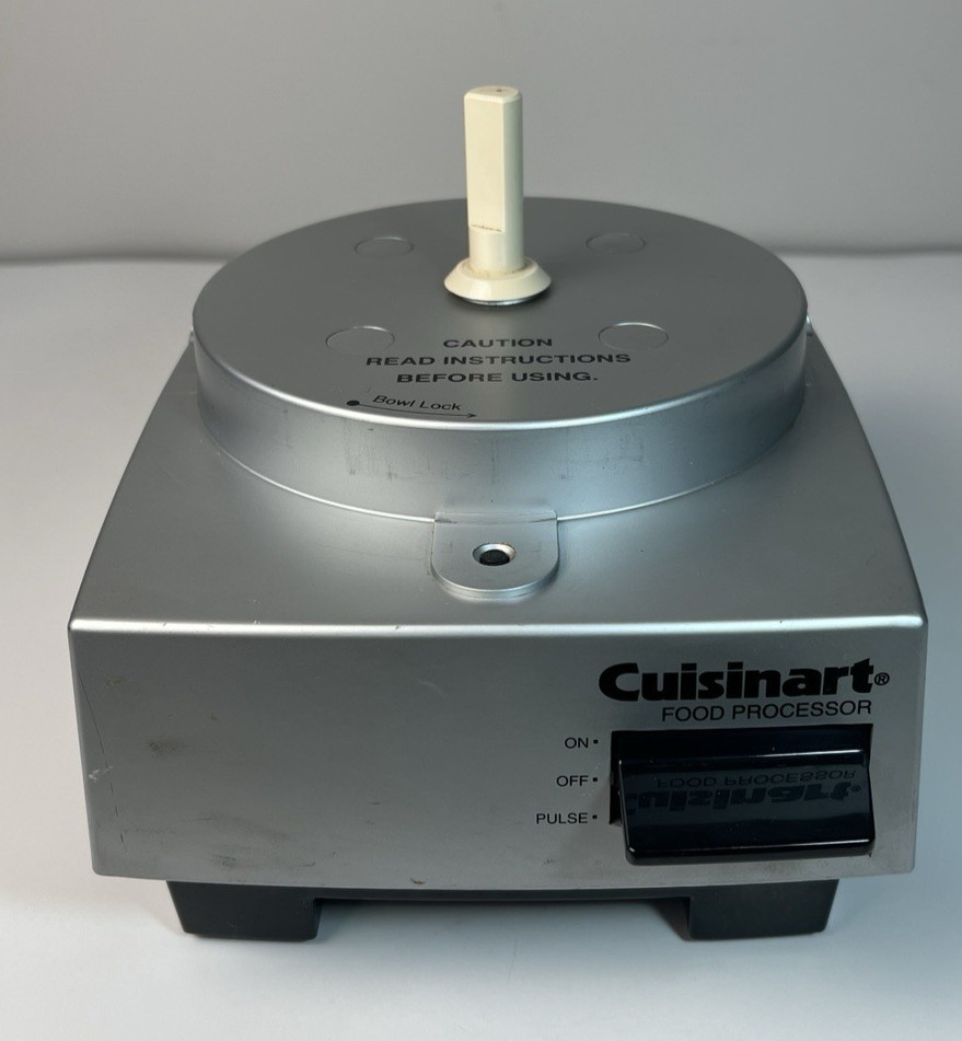 Cuisinart Basic Food Processor Motor Base Replacement DLC-5 DLC-10 WORKS Silver