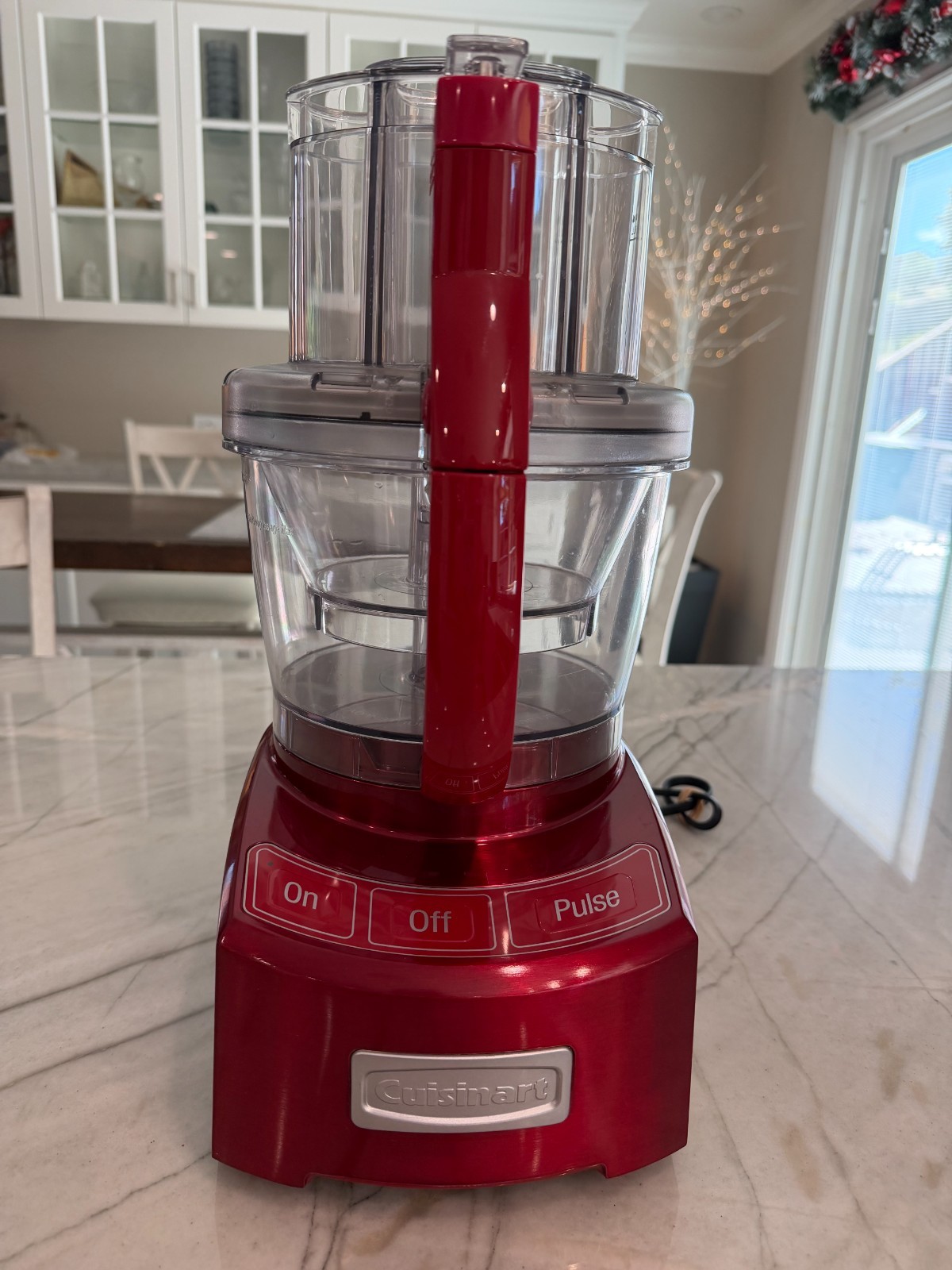 Cuisinart FP-12MR Elite Collection Metallic Red 12-Cup Food Processor FP-12M9