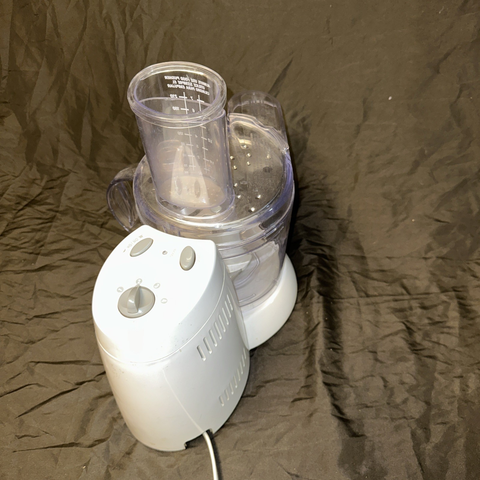 General Electric 4-Speed Food Processor 12 Qt Model 106622F White