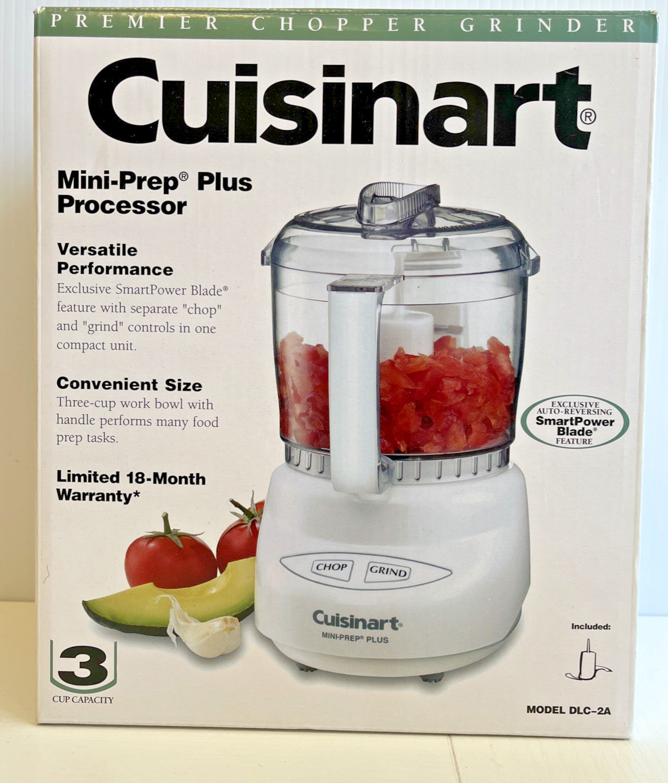 Cuisinart DLC-2A Mini-Prep Plus 24oz Food Processor – White