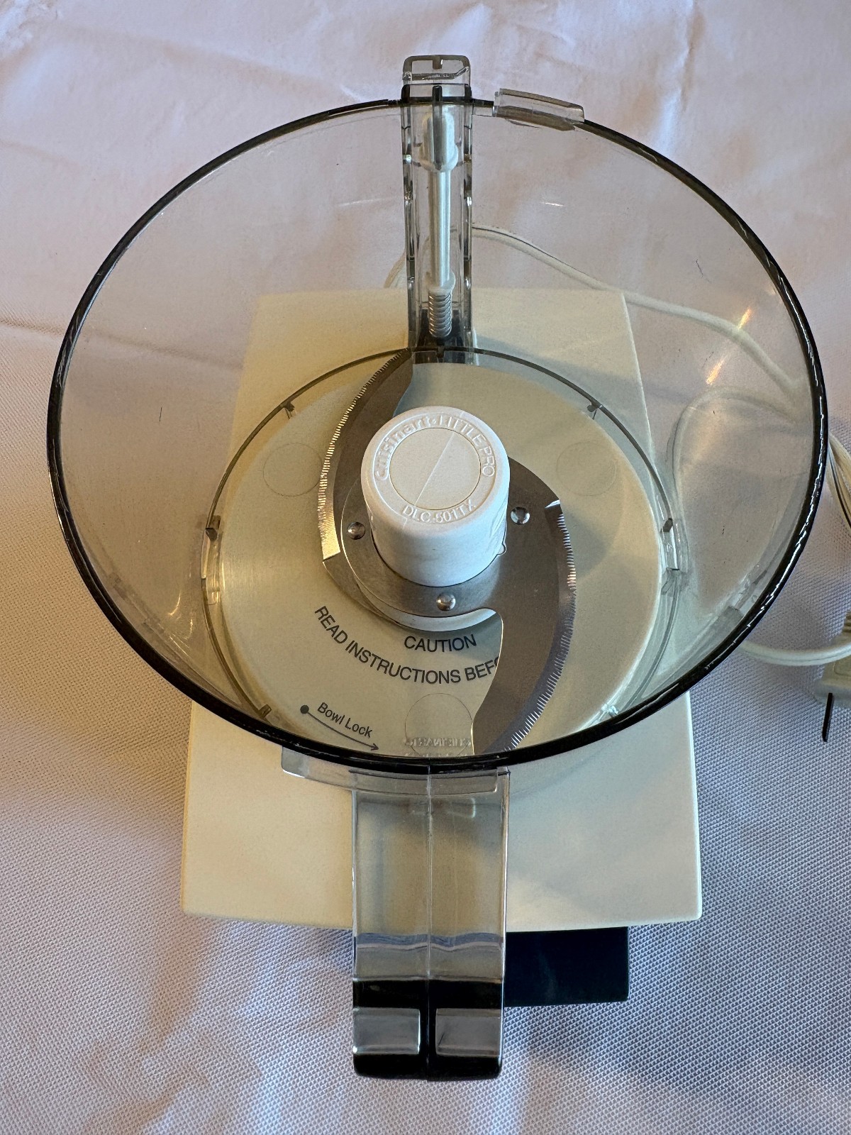 Vintage Cuisinart Little Pro Plus Food Processor w/ Blades Very Good Conditon