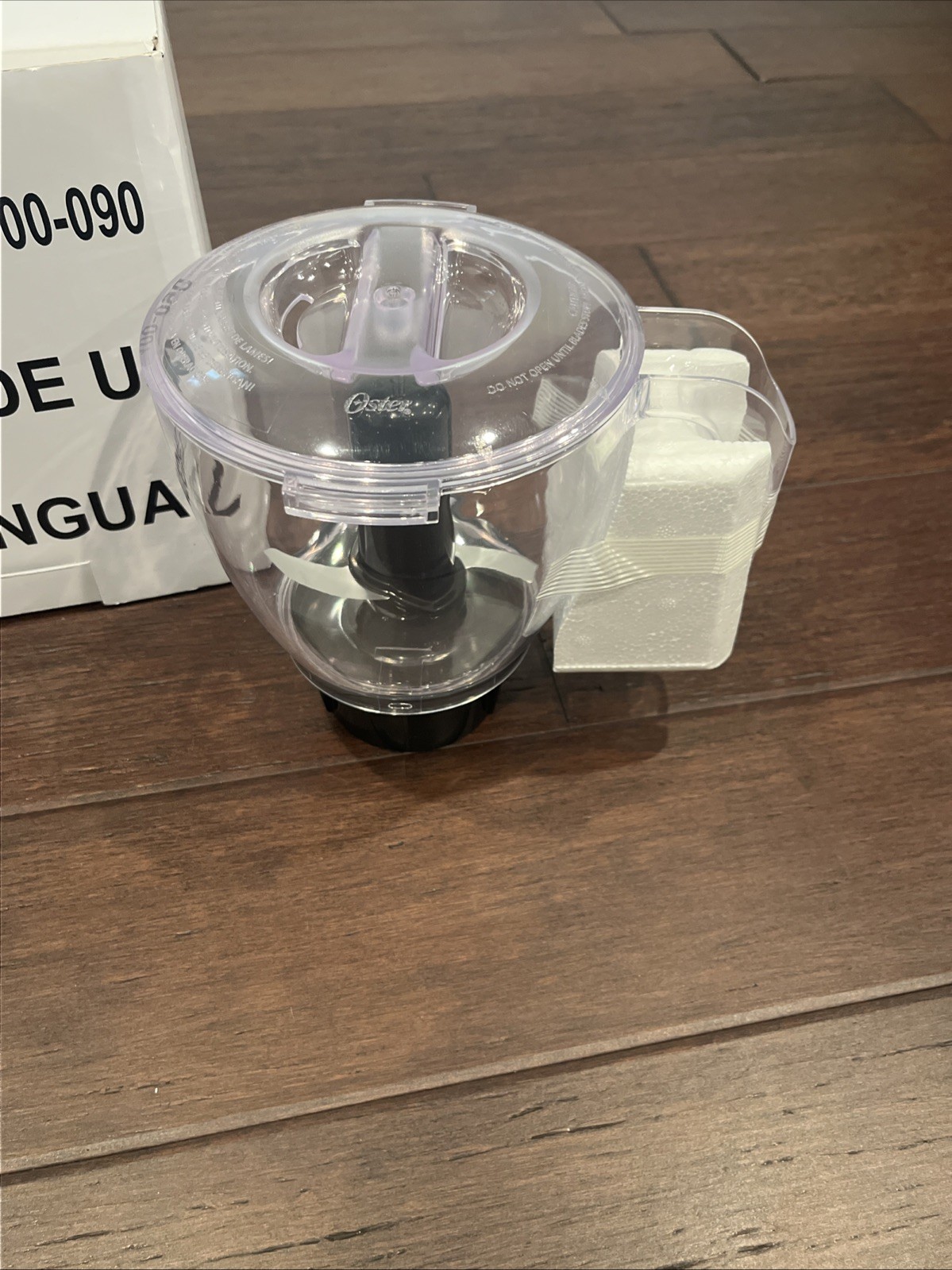 Oster Food Processor Accessory Bowl w Blade Lid Manual Part 116432