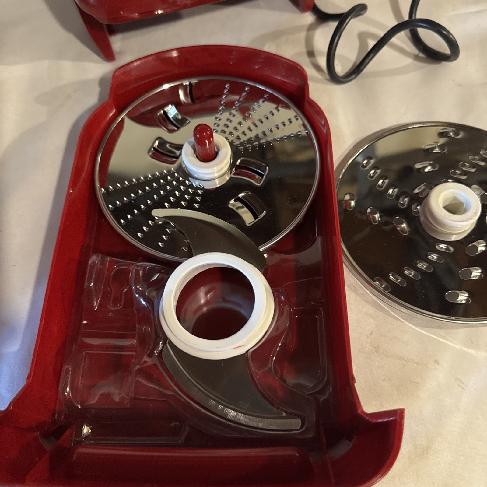 Wolfgang Puck Bistro Collection Food Processor Tested Red Unit Only