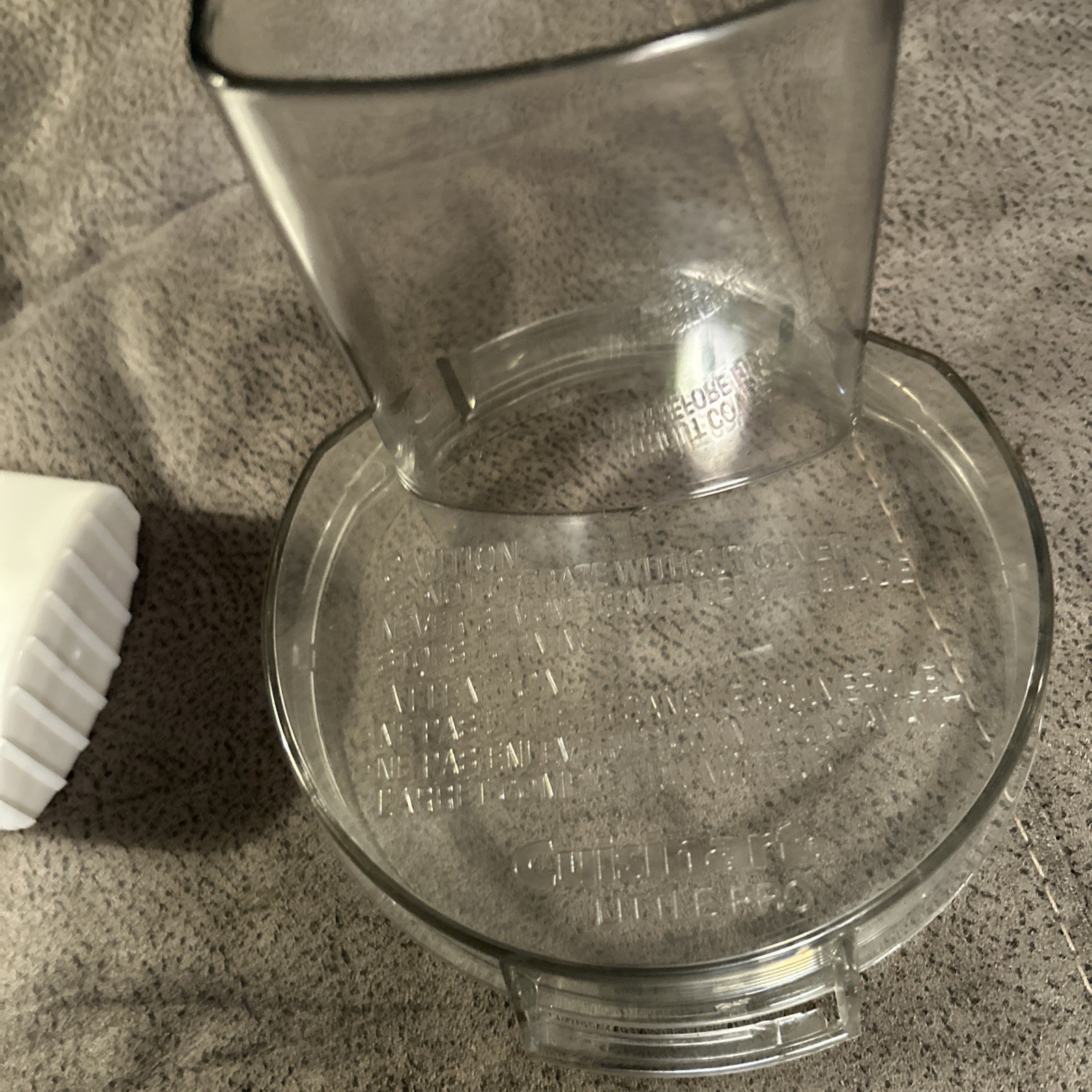 Cuisinart Handy Prep DFP-3 Lid & Pusher Replacement Part DLC-504TX