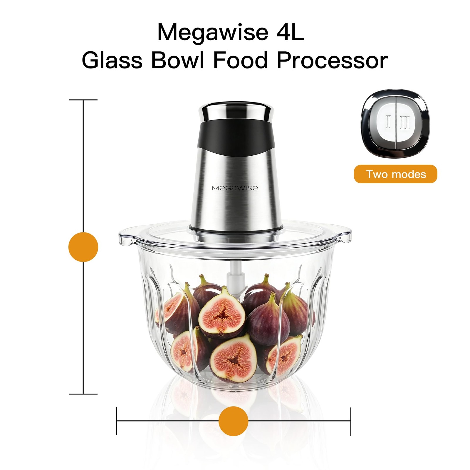 Electric Food Processor, 1000W Meat Grinder & Vegetable Chopper with 4L Thick…