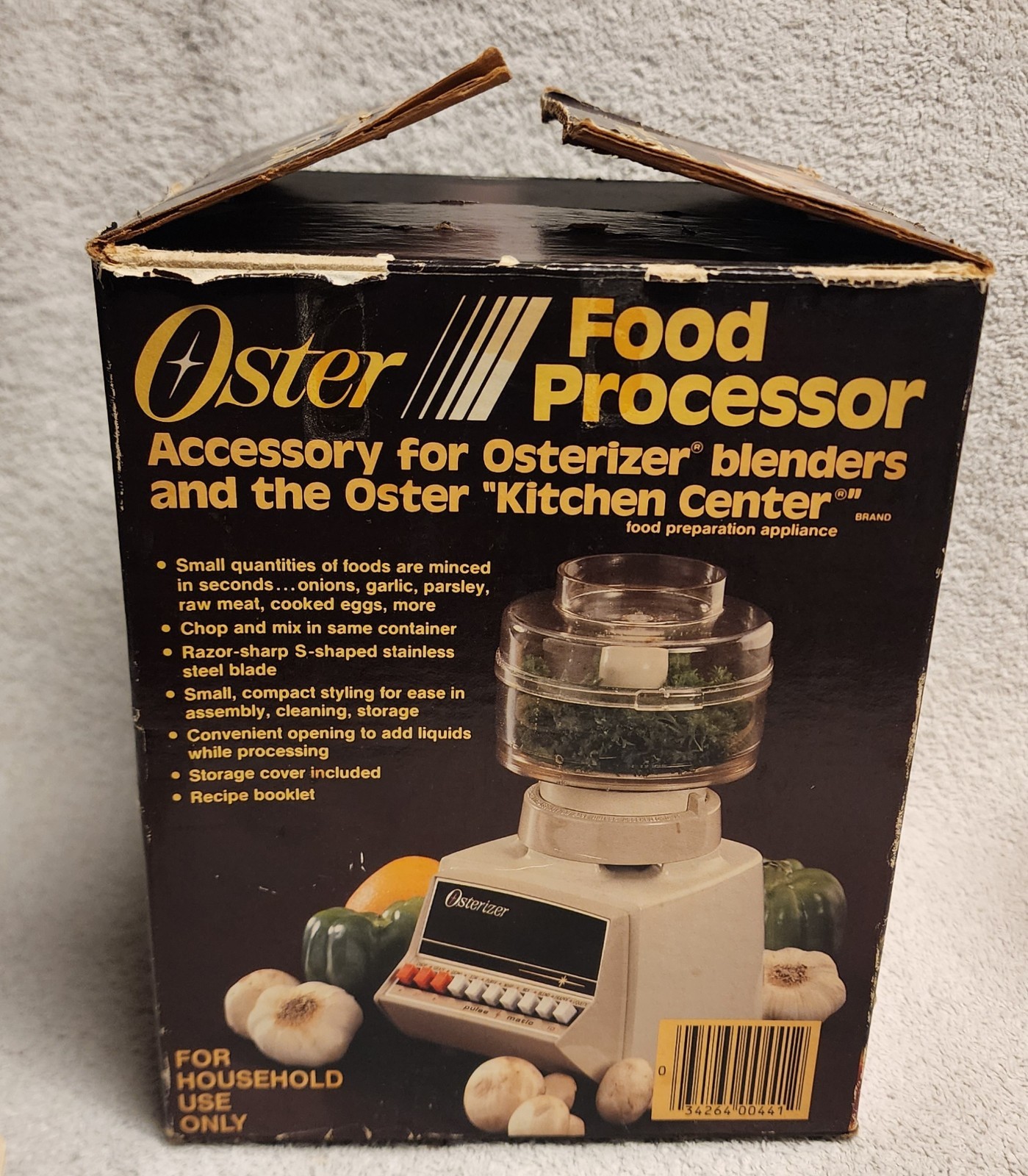 Vintage Oster Food Processor Accessory for Oster Blender Model 5900-06 w Box