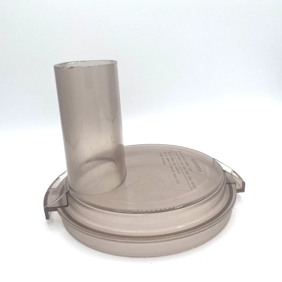 Cuisinart CFP-5A Food Processor Amber Work Bowl Cover Lid Part Only