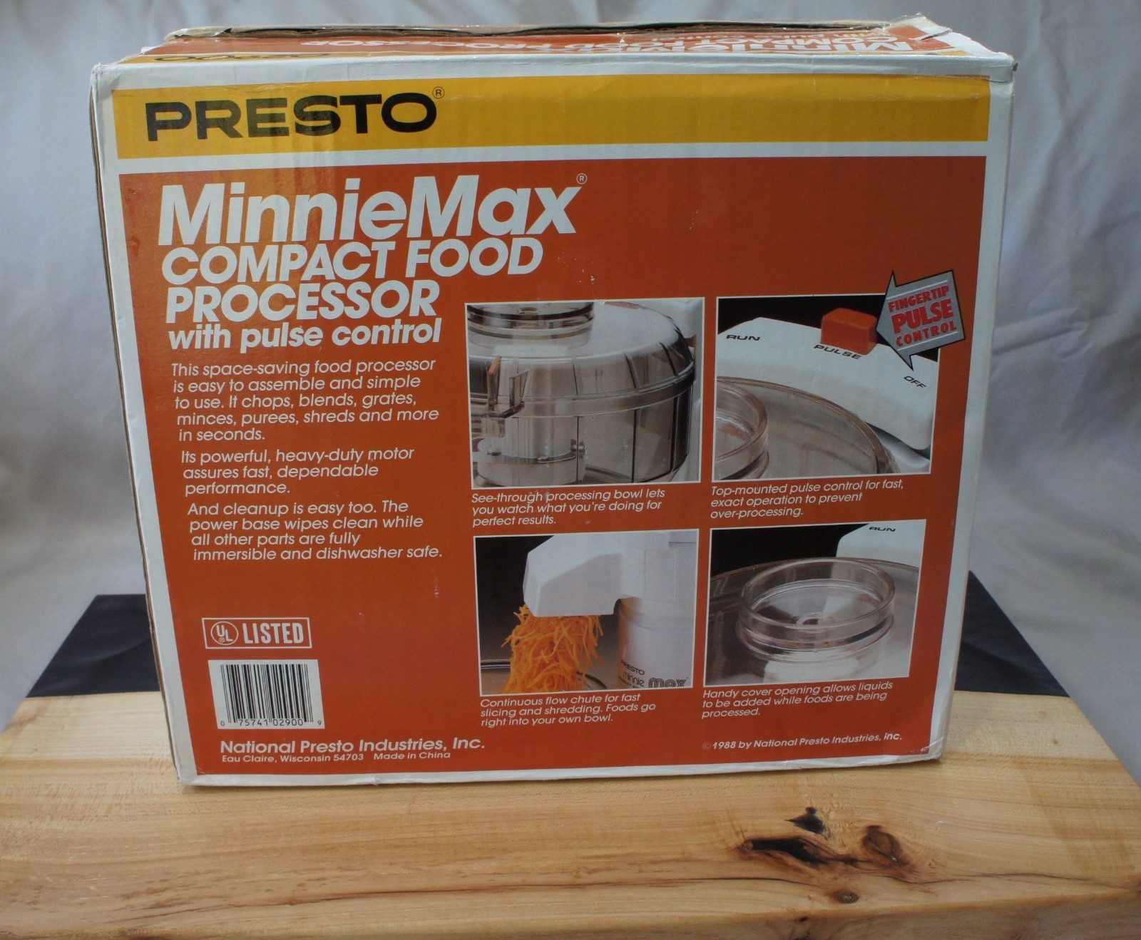 Minnie Max Compact Food Processor by Presto Open Box Never Used New E07