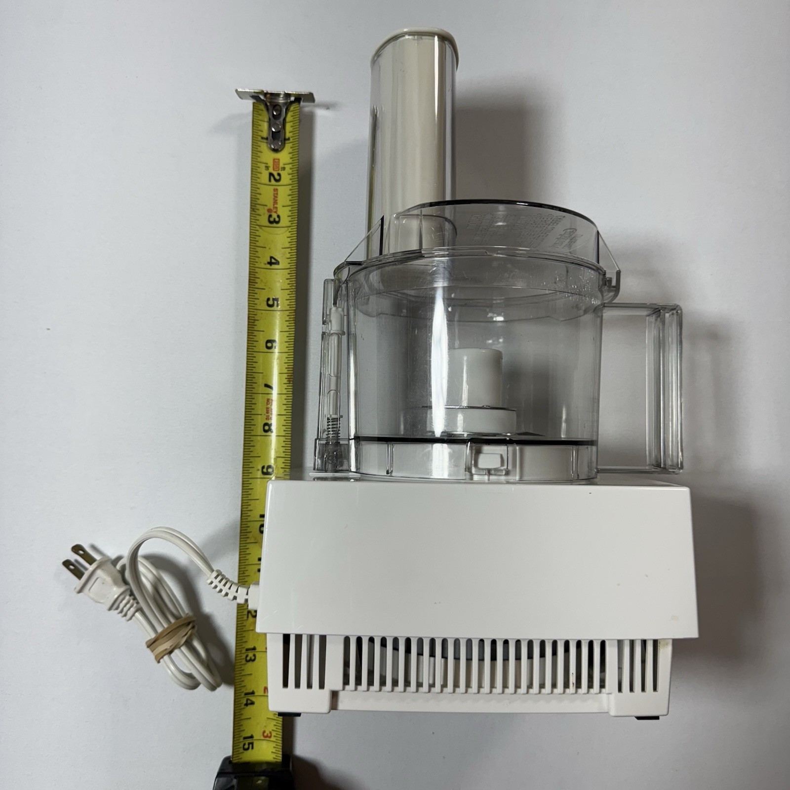 Cuisinart Pro Plus Food Processor White On/Off/Pulse w/ Accessories Mid Size