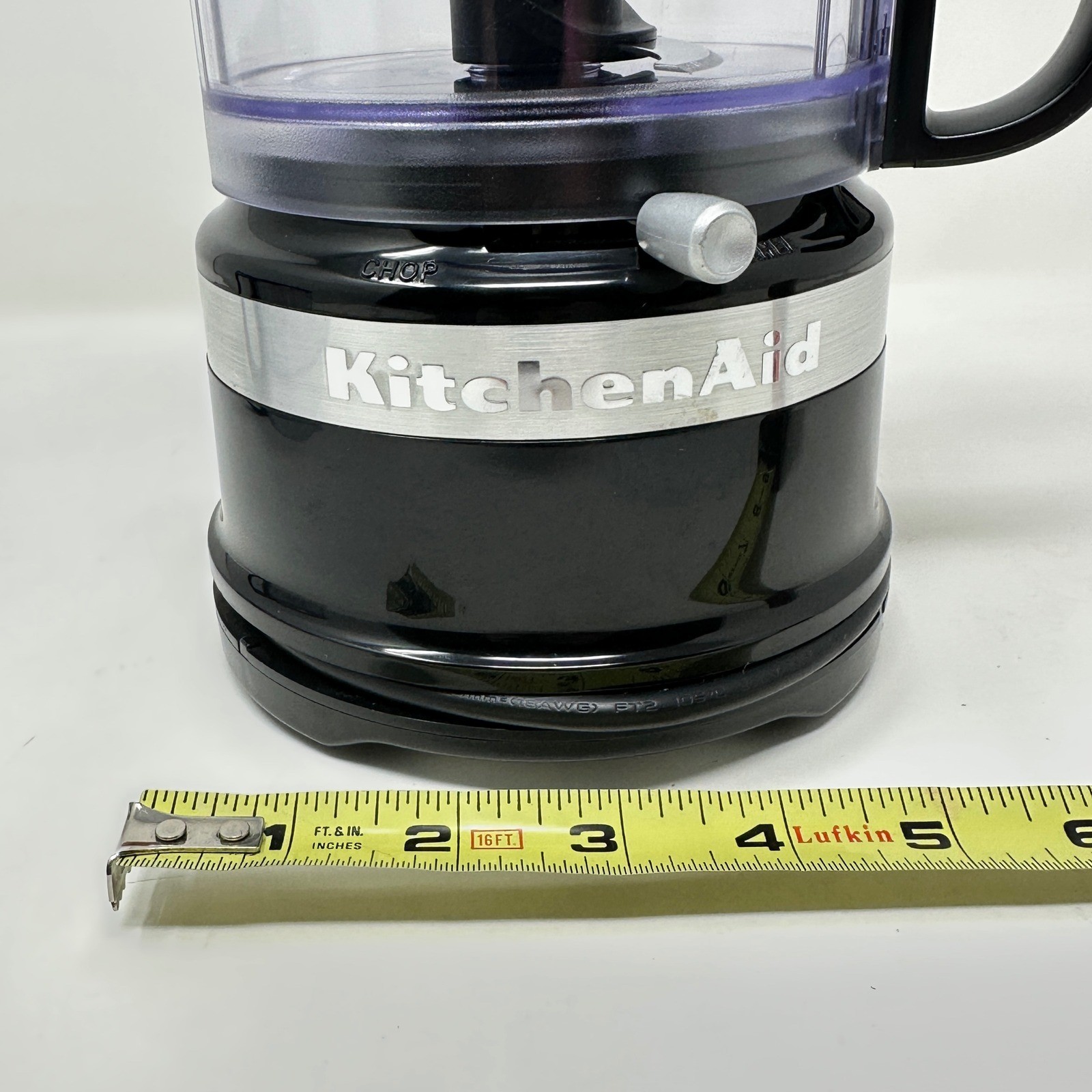 KitchenAid KFC3516OB 3.5 Cup Mini Food Processor Onyx Black 2-Speed Chopper