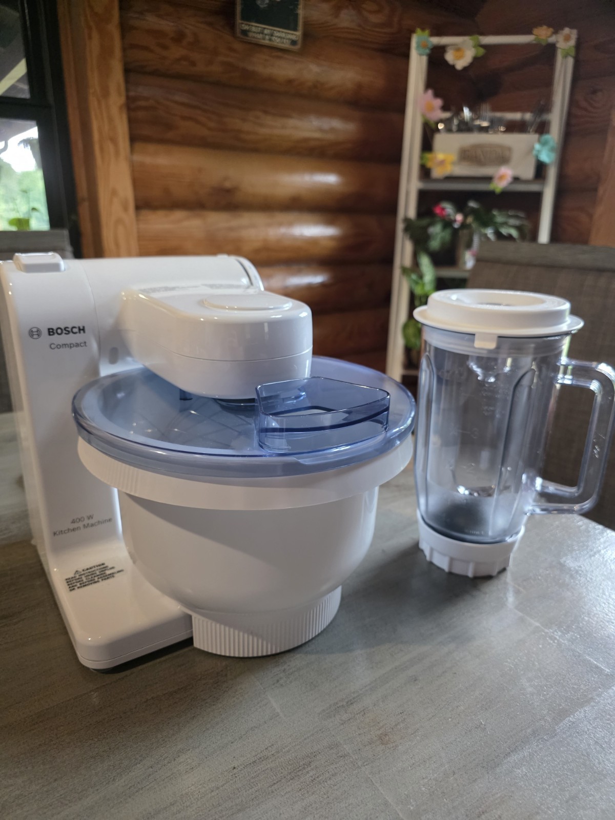 Bosch MUM4405 Compact Tilt-Head Stand Mixer 400Watt 4Qt Blender W/ Accessories