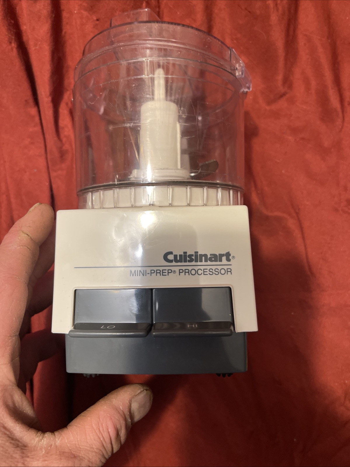 Cuisinart Mini-Prep Food Processor White Model DLC-1 TX Cleaned and Tested EUCs