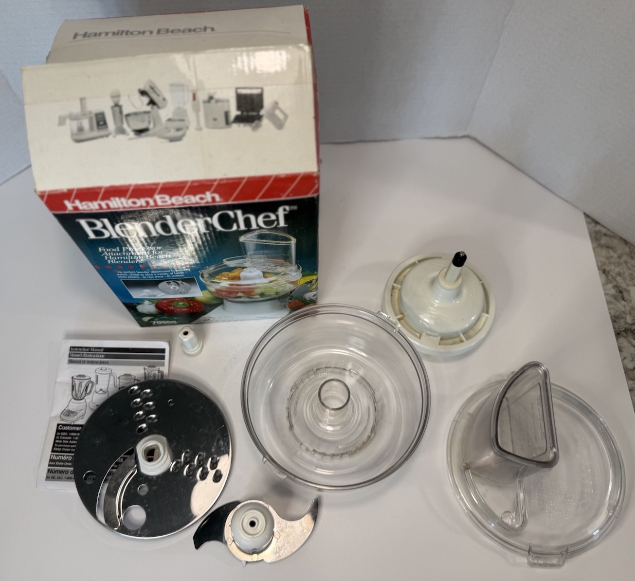 Blender Chef Food Processor by Hamilton Beach – Top Attachment & Blade