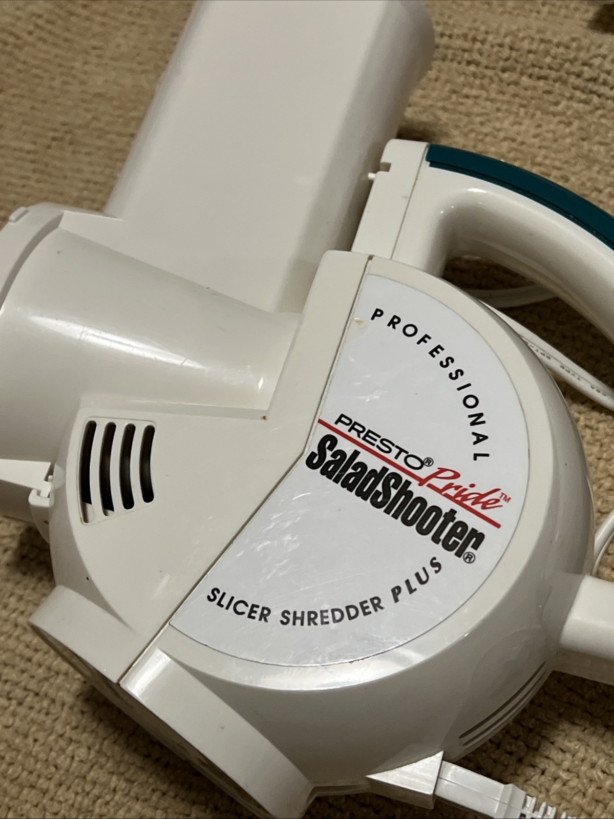 VTG Presto Professional Salad Shooter Model 02974 Electric Slicer Shredder