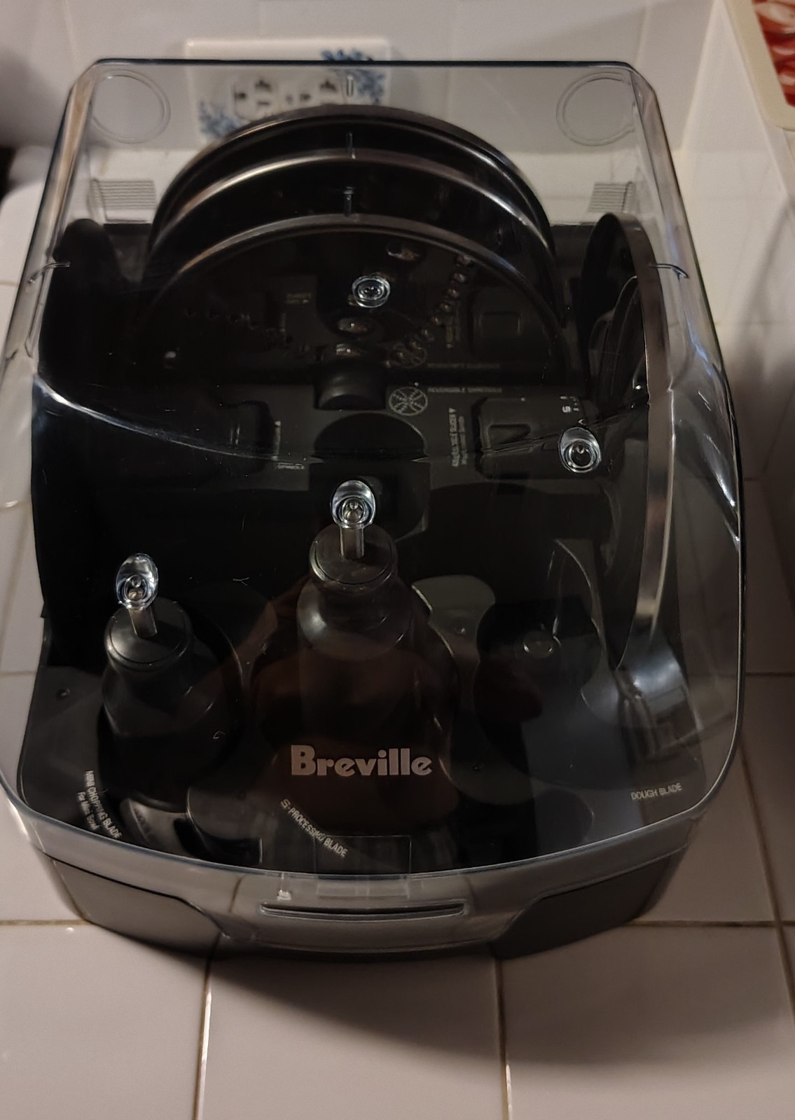 Breville BFP800XL Sous Chef Pro 16 Cup Accessories kit+container misses 2 items