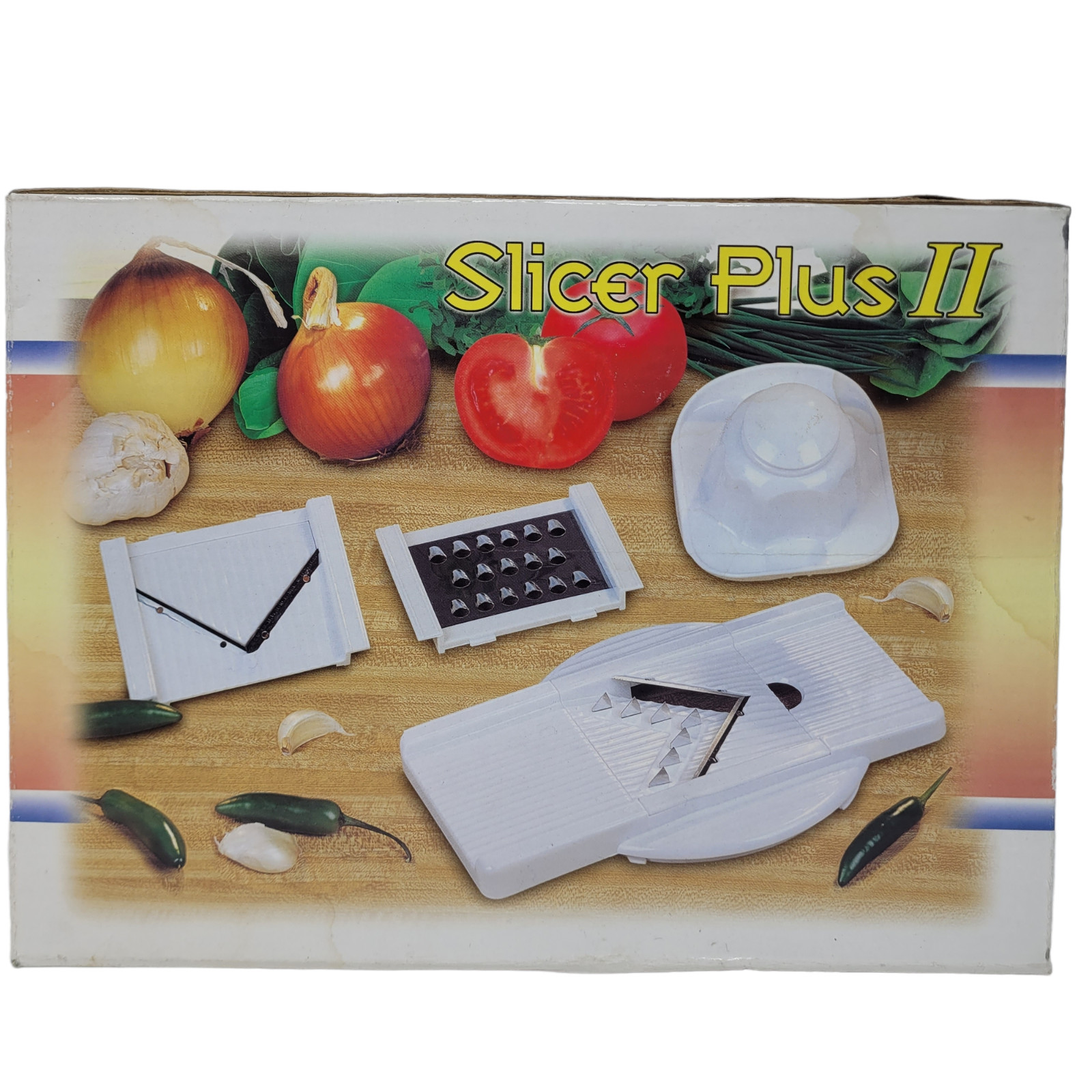 Slicer Pus II Manual Food Processor French Fry Maker Grater Julienne Shredder