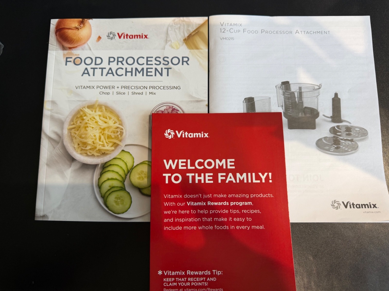 Vitamix 12-Cup Food Processor Attachment Self Detect, BPA-Free, W/Blades NIB NEW