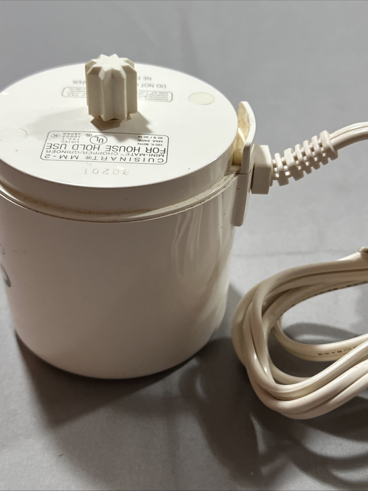 Cuisinart Mini-Mate Plus Chopper Grinder MM 2M 2MCBase/Motor Only Replacement