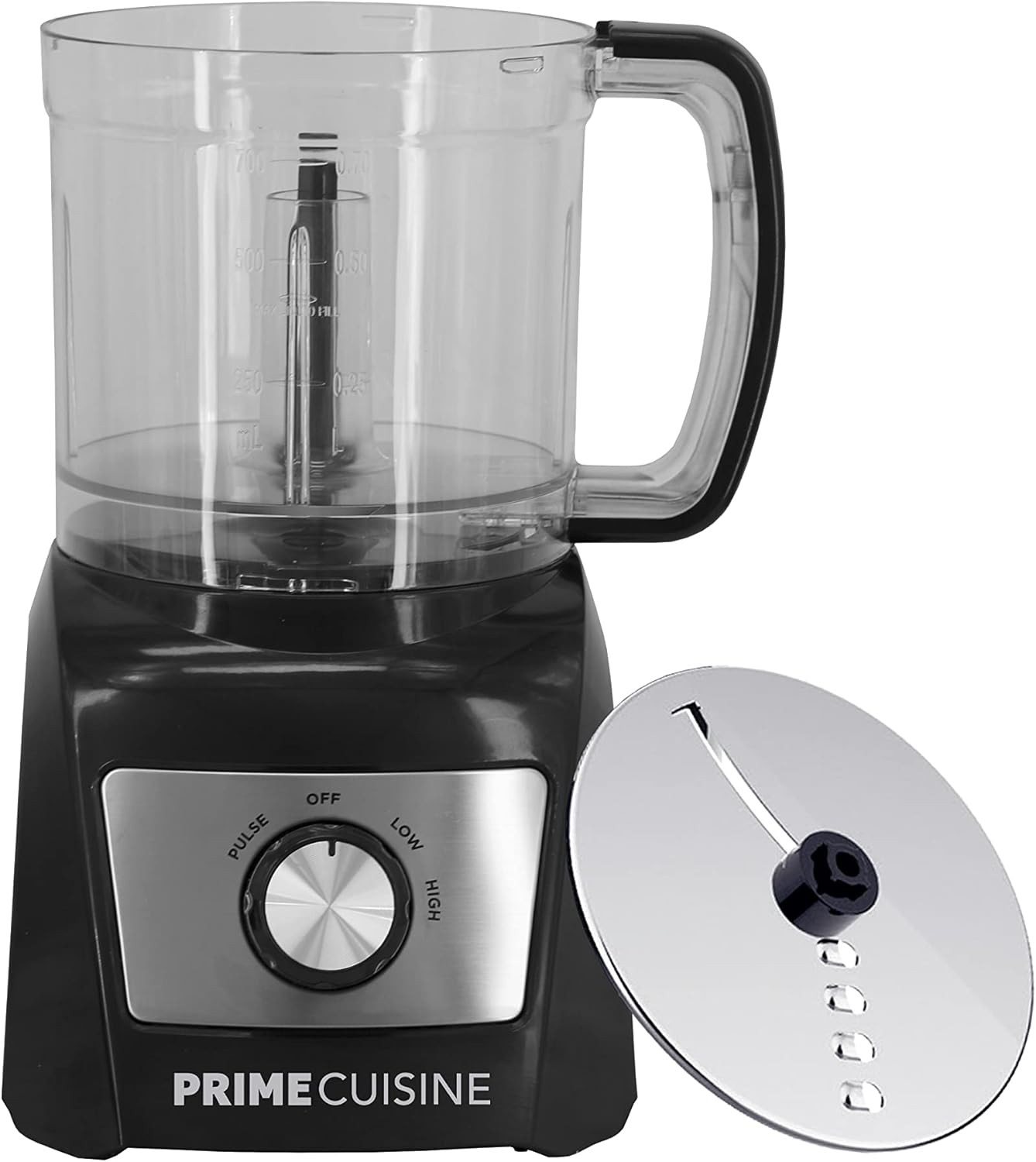 Electric Vegetable Chopper & Food Processor, 3 Cup Capacity, for Mincing, Emulsi