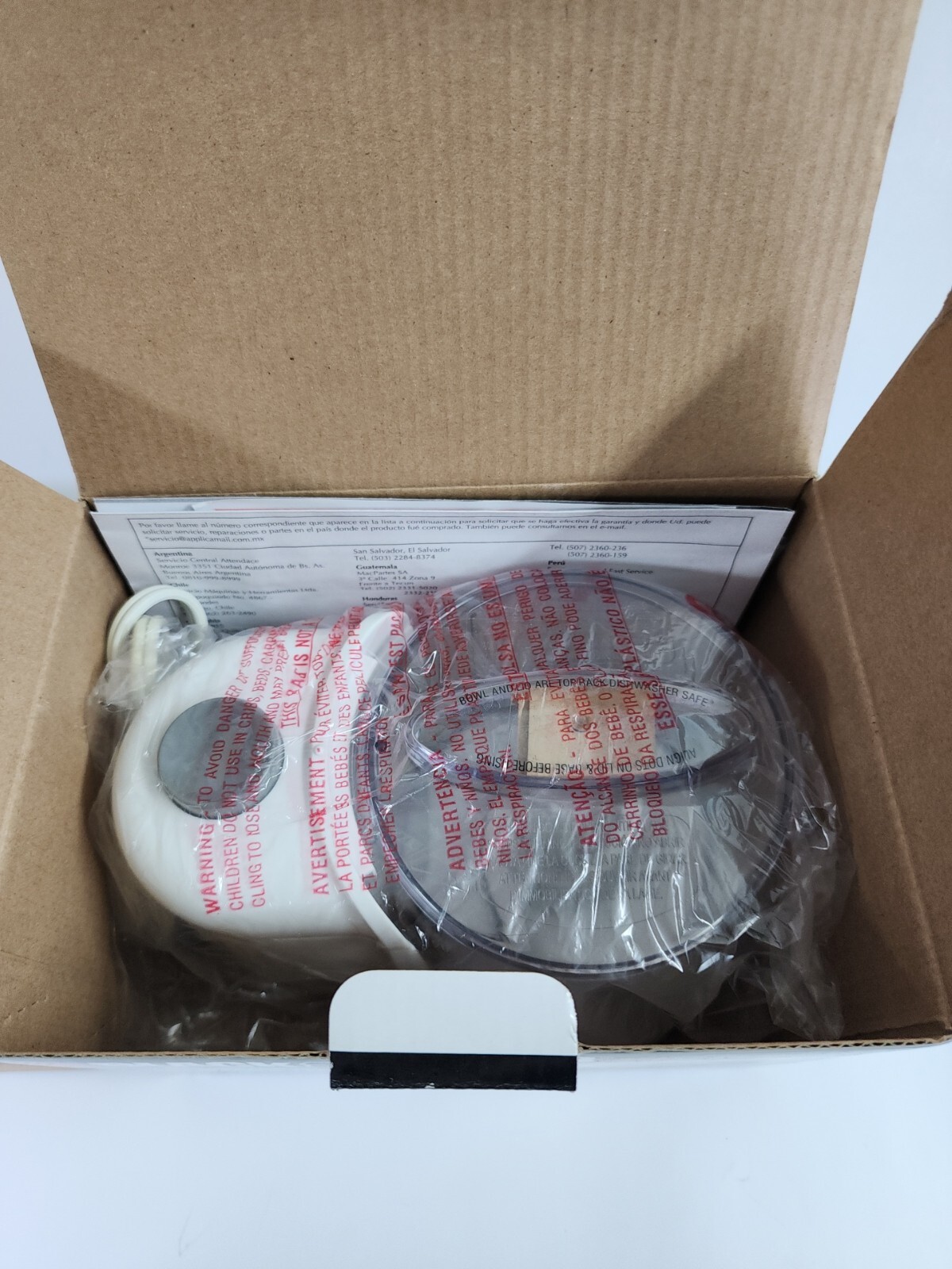 Black & Decker Home 1.5 Cup One Touch Electric Chopper White Model HC21K ,New.
