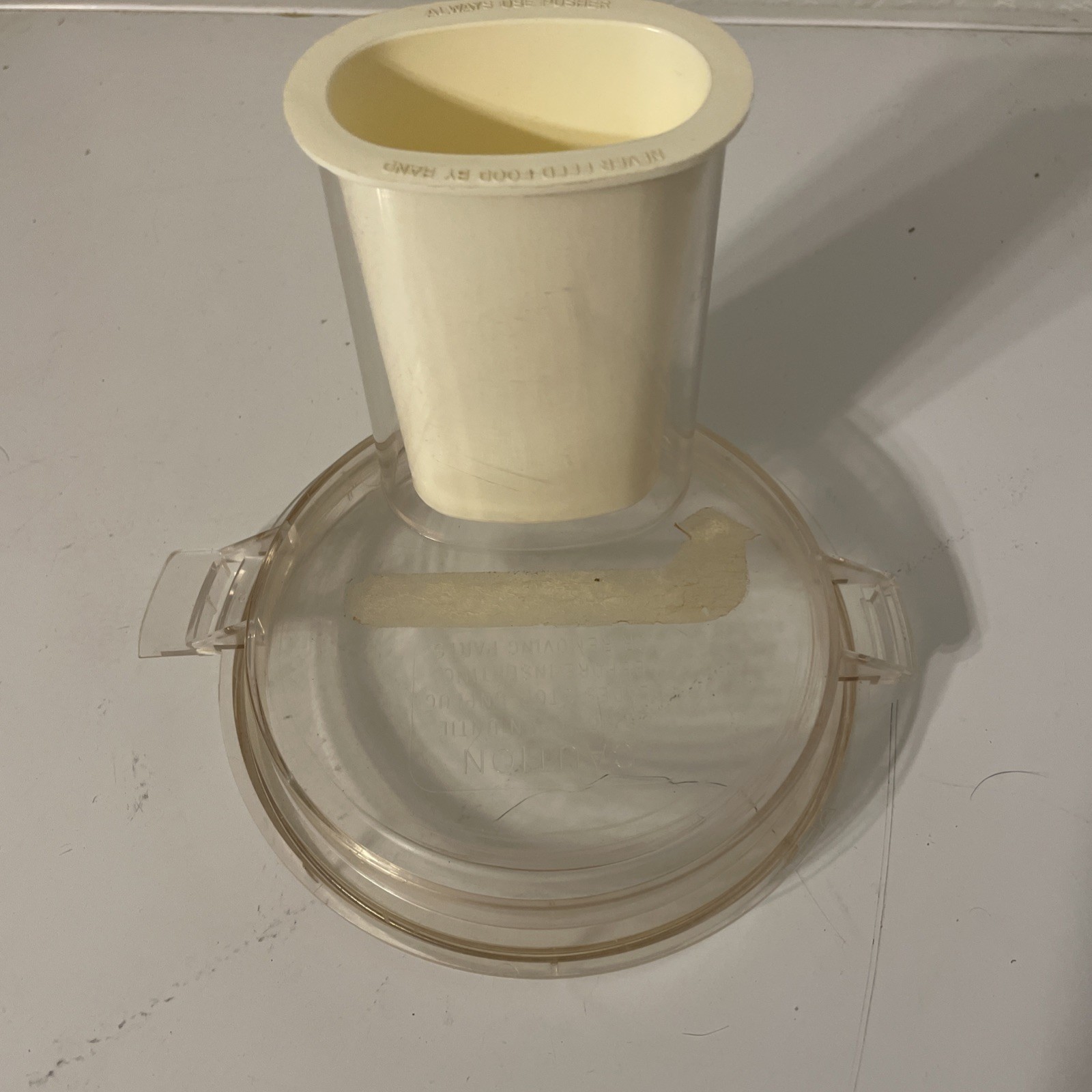 Hamilton Beach Food Processor Lid and Pusher Only 702W