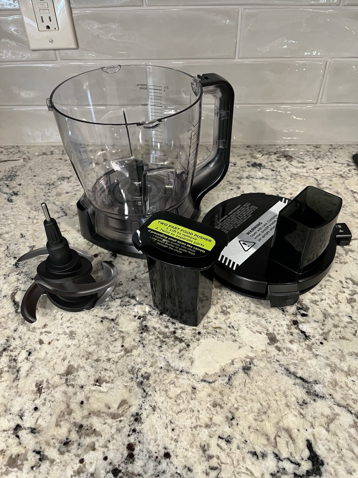 Replacement 9 cup Food Processor Pitcher for Ninja Deluxe Kitchen System CO905KS