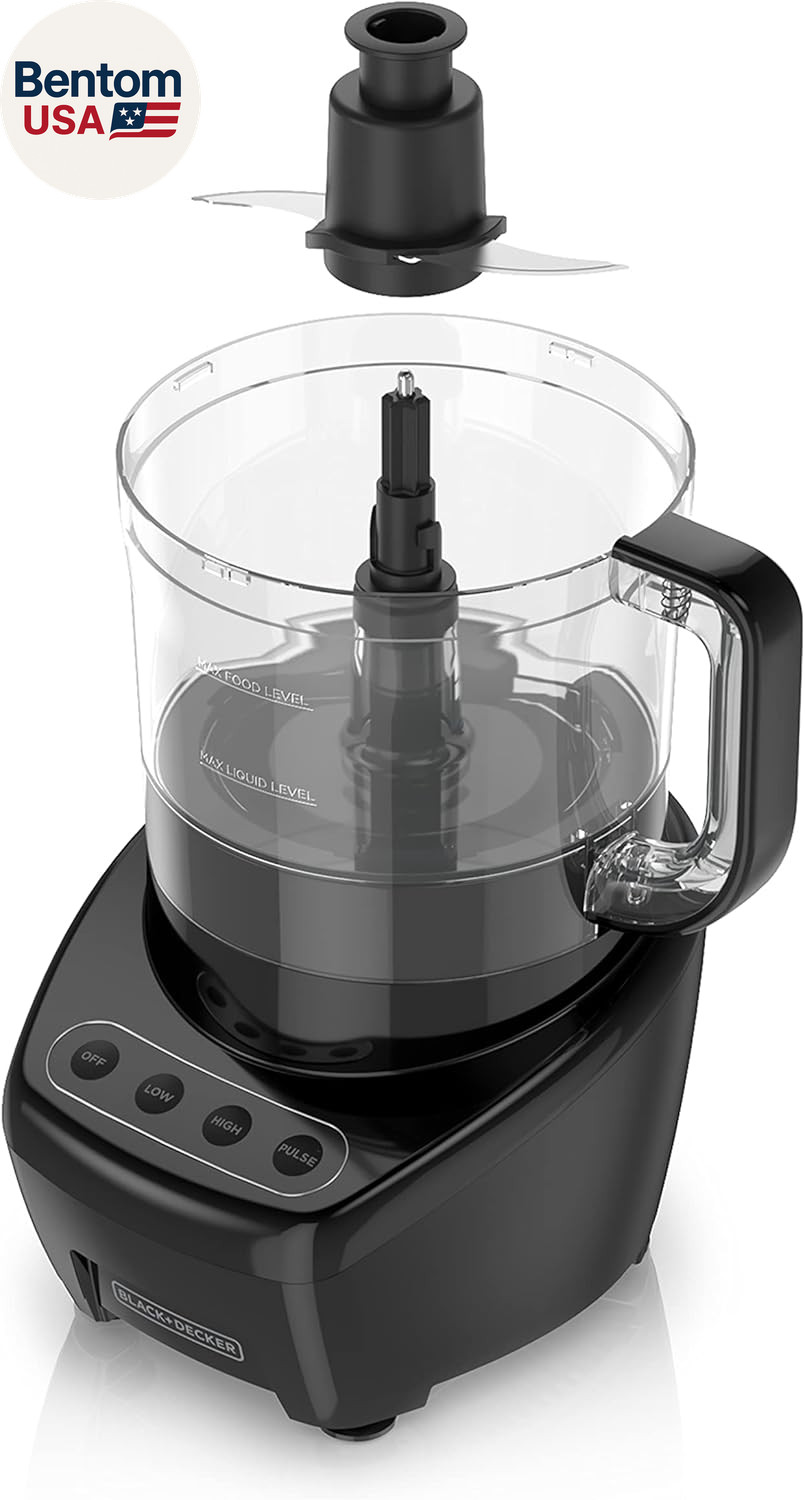Food Processor and Vegetable Chopper, Stainless Steel Blade, 8-Cup Capacity, 450