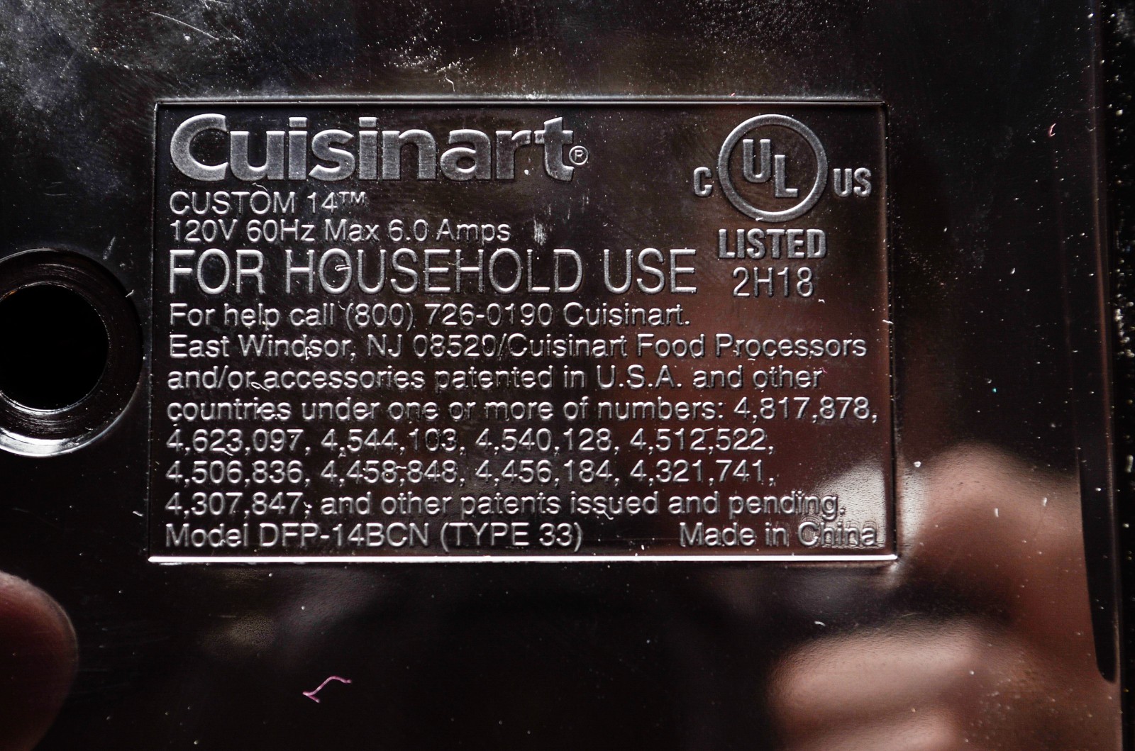 Cuisinart Custom 14 Cup Copper/Black Motor Base Food Processor DFP-14BCN Type 33