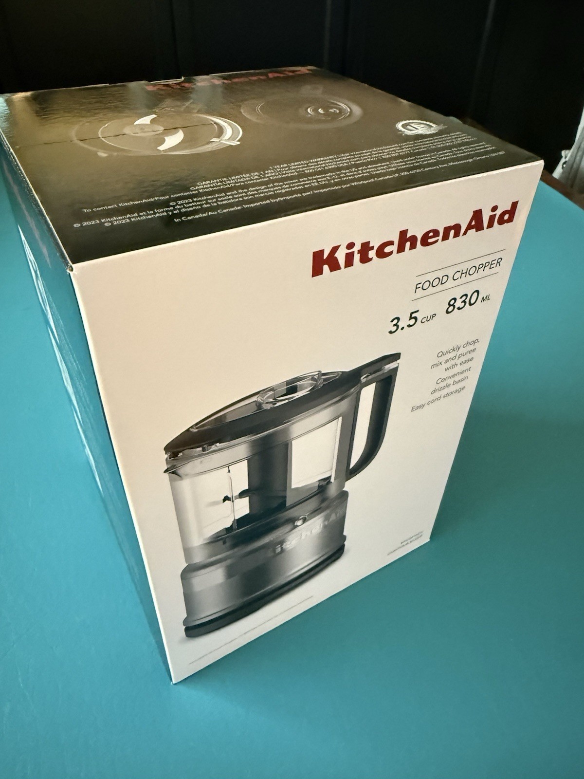 KitchenAid 3.5 Cup Food Chopper Contour Silver – KFC3516CU – Chop – Mix – Purée