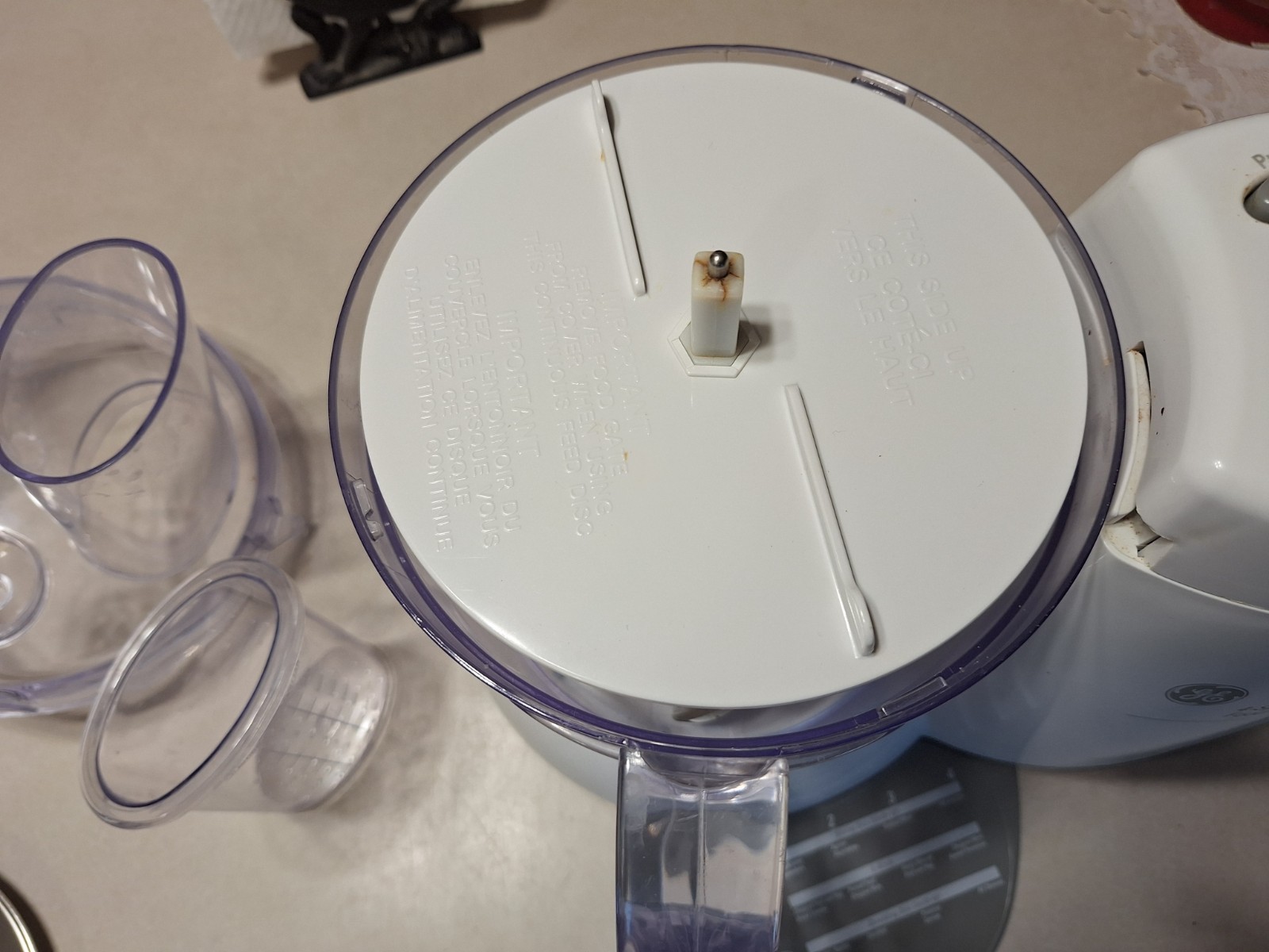 General Electric 4-Speed Food Processor 12 Qt Model 106622F White