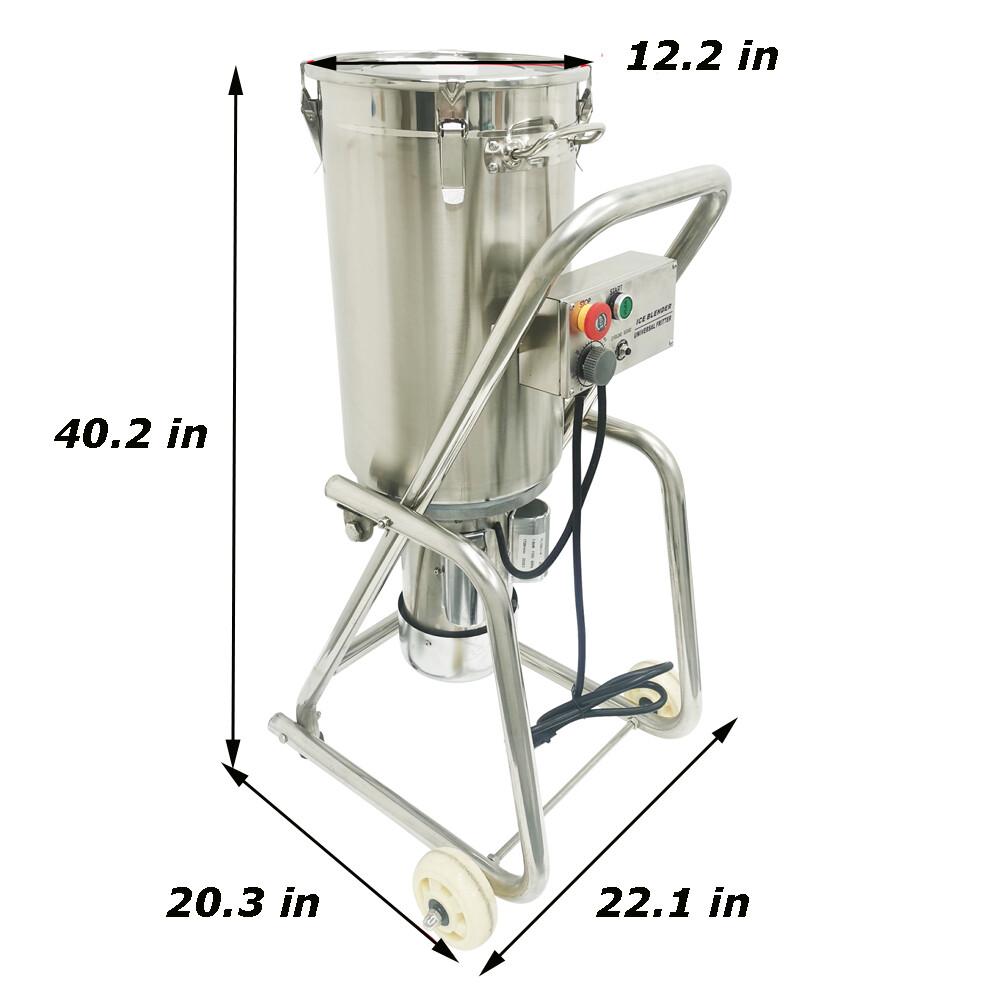 1PC 32L Stainless Steel Electric Commercial Food Crusher Chopper Grinder Machine