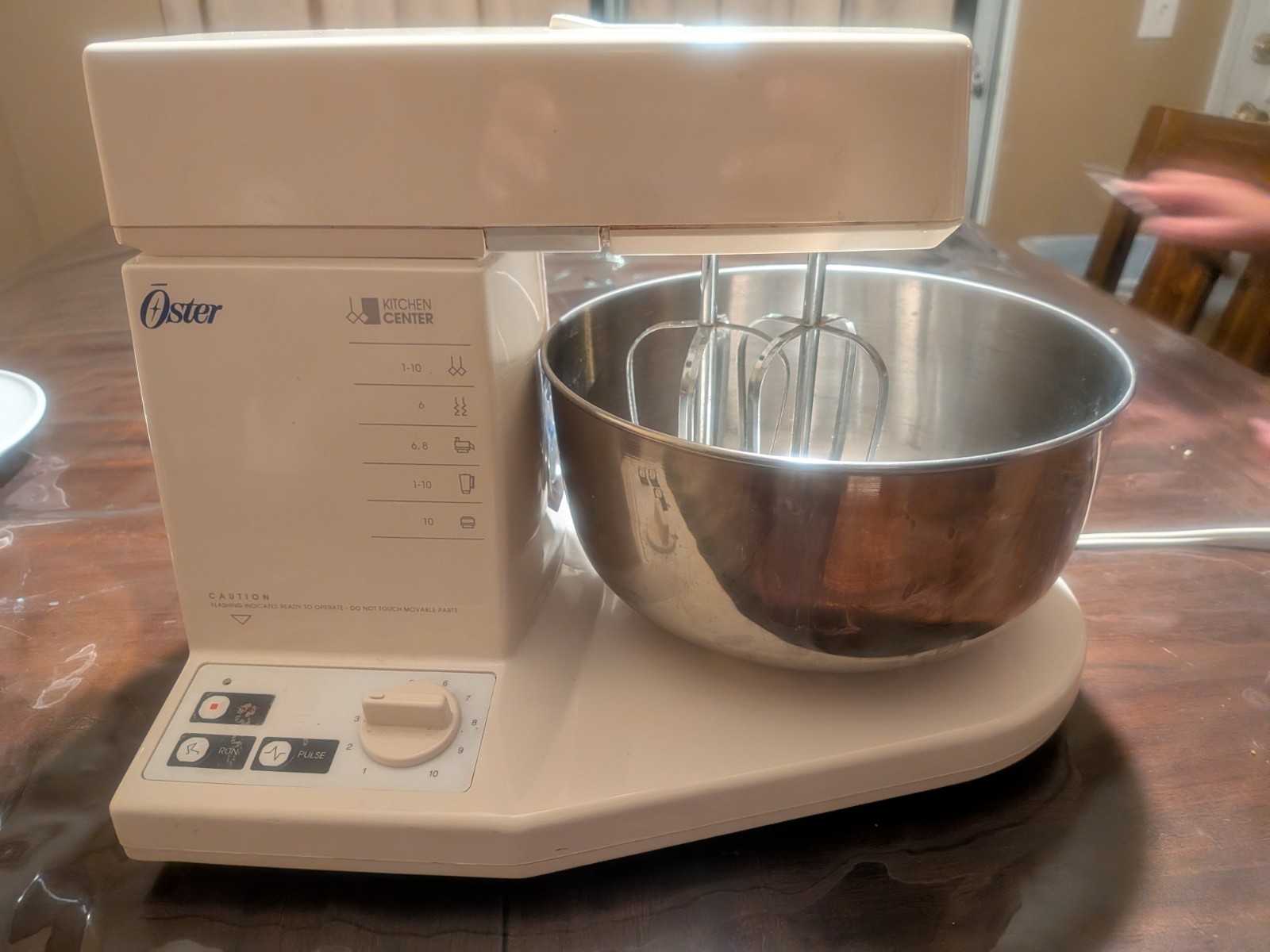 Oster Designer Kitchen Center Mixer Doughmaker Food Processor 5550-08A Working!