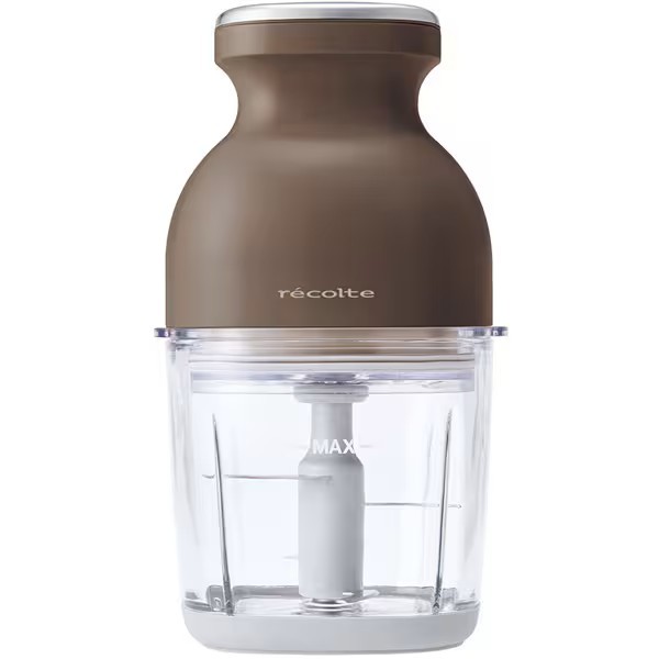 Recolte Cordless Capsule Cutter Bonne RCP-7 Mocha Brown 8 Functions Japan New