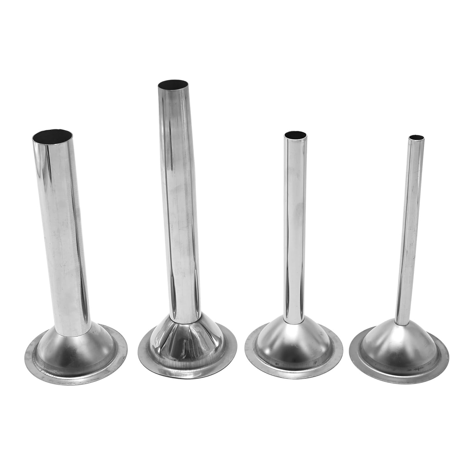 Saihisday Stainless Steel Sausage Stuffer Tubes Food Meat Grinder #22, Silver