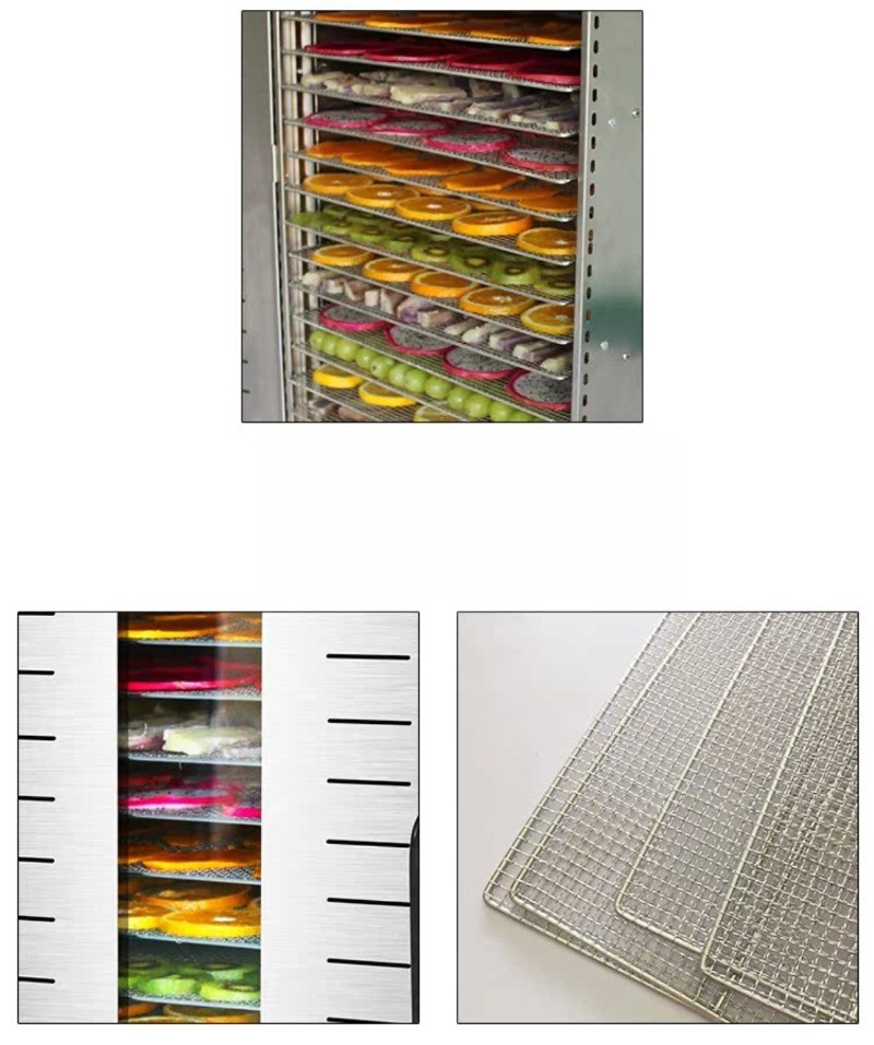 Large Food Dehydrator with 20 Trays Commercial Grade Electric Dehydrator