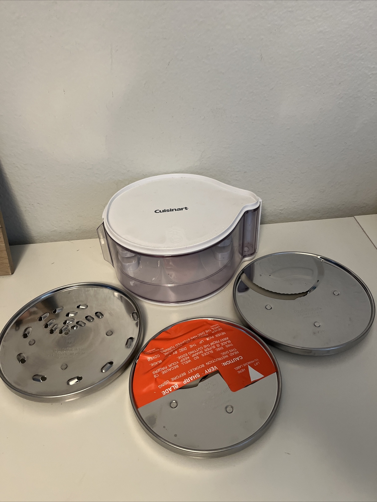 Cuisinart DLC-DH Disc Holder + 3 Blades DLC-844TX;DLC-044TX;DLC-037TX