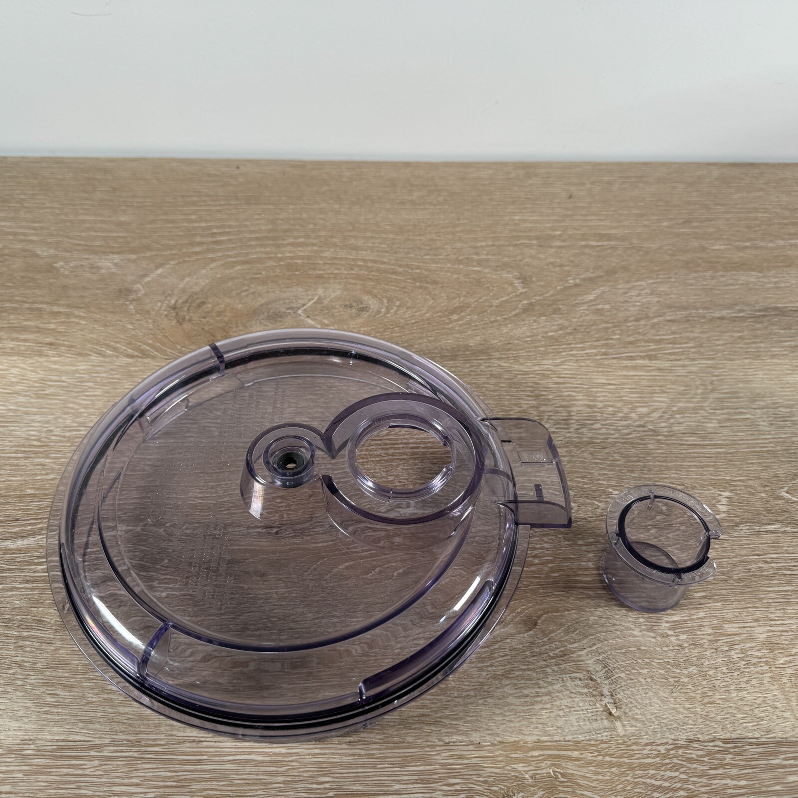 Cuisinart FP-13 CFP-26 SFP-13 FLAT LID for Work Bowl w/ Mini Cap Parts # FP-13FC