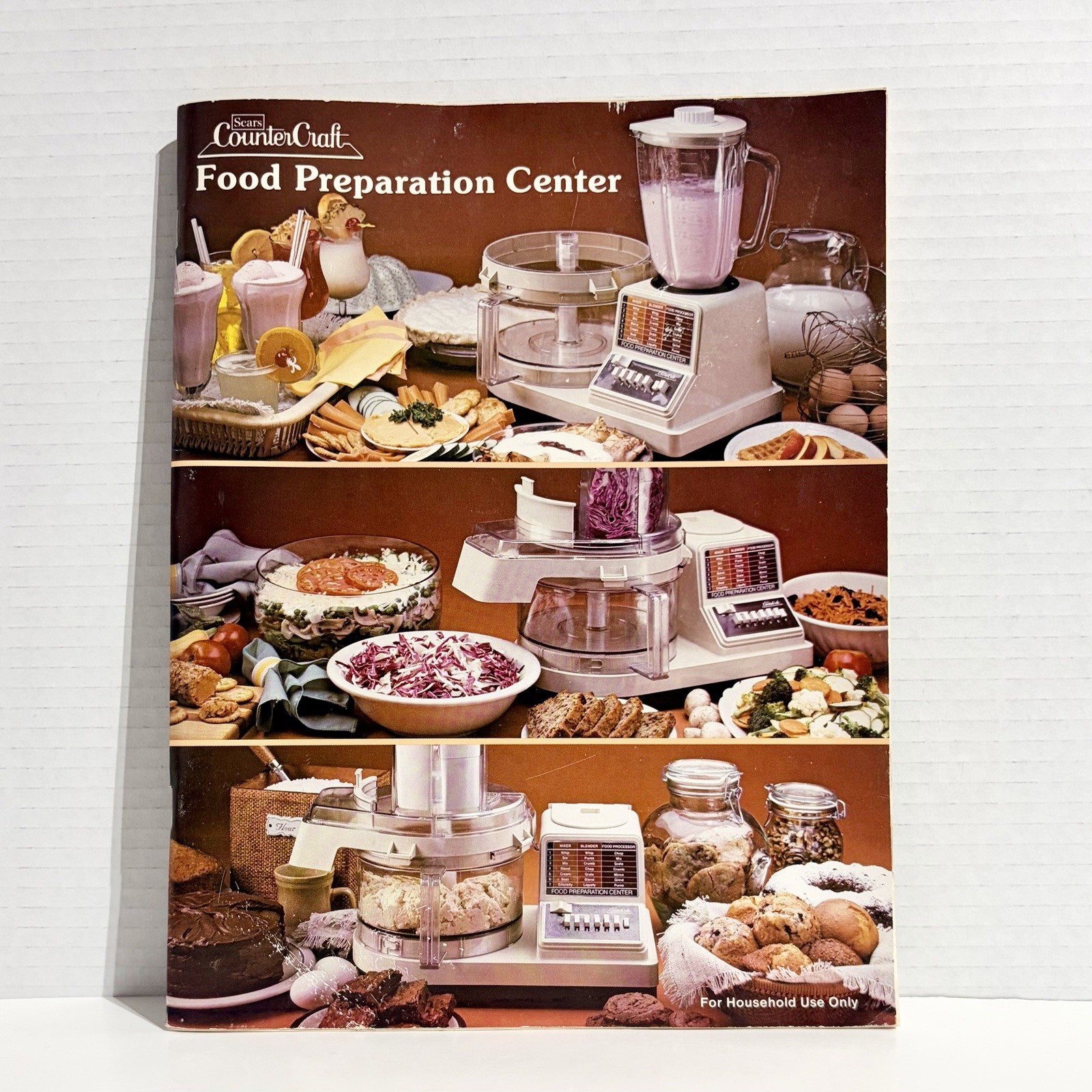 Sears Counter Craft Blender And Food Processor 400 Series Manual Only Vintage